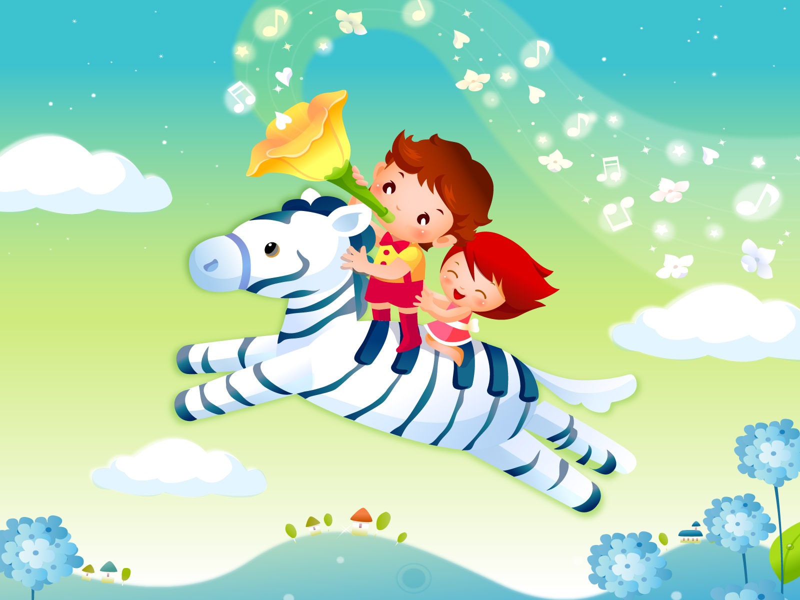 Childhood Dreams dibujos animados fondos de pantalla (1) #3 - 1600x1200