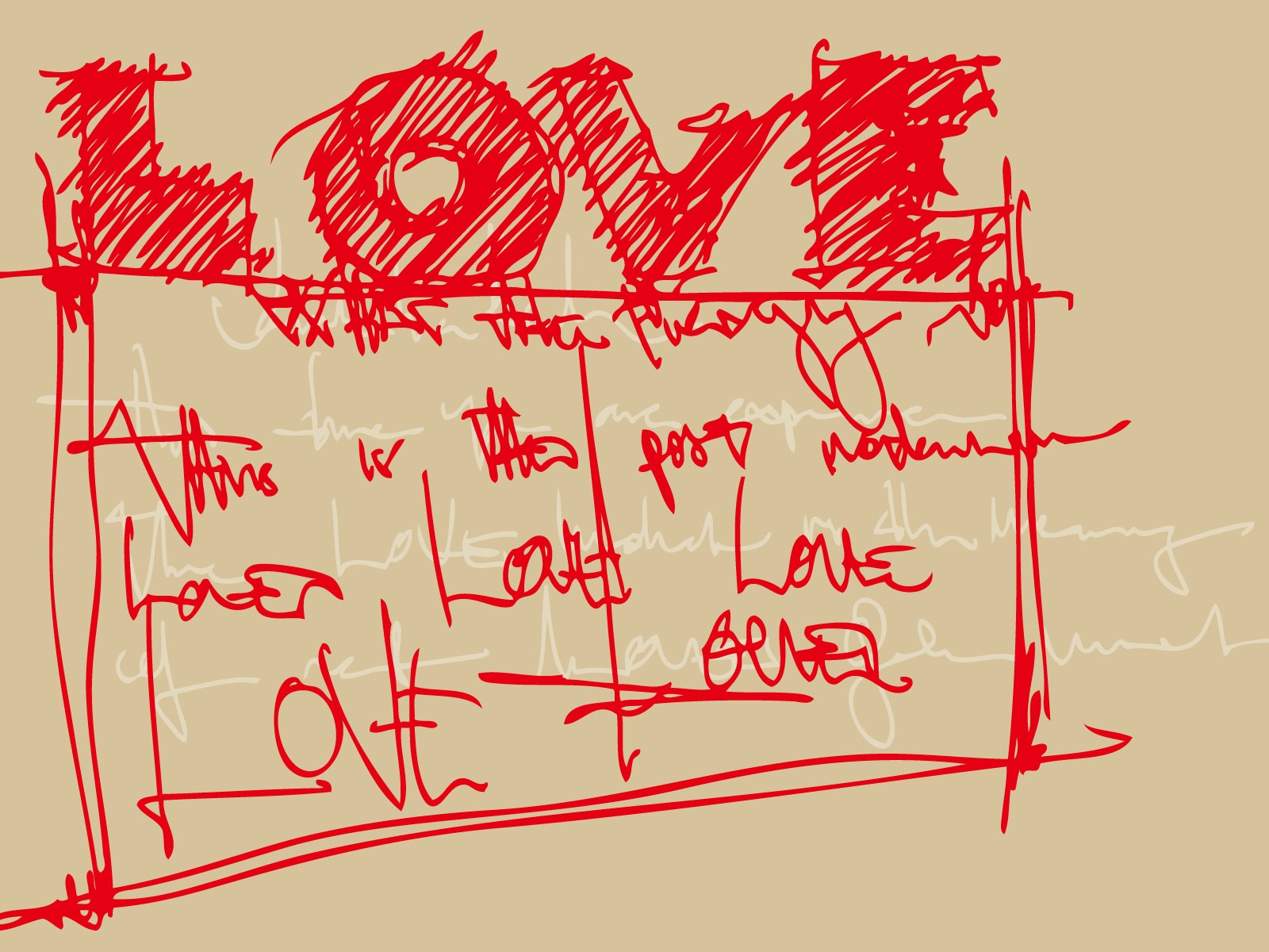 Saint Valentin d'écran Love Theme #3 - 1600x1200