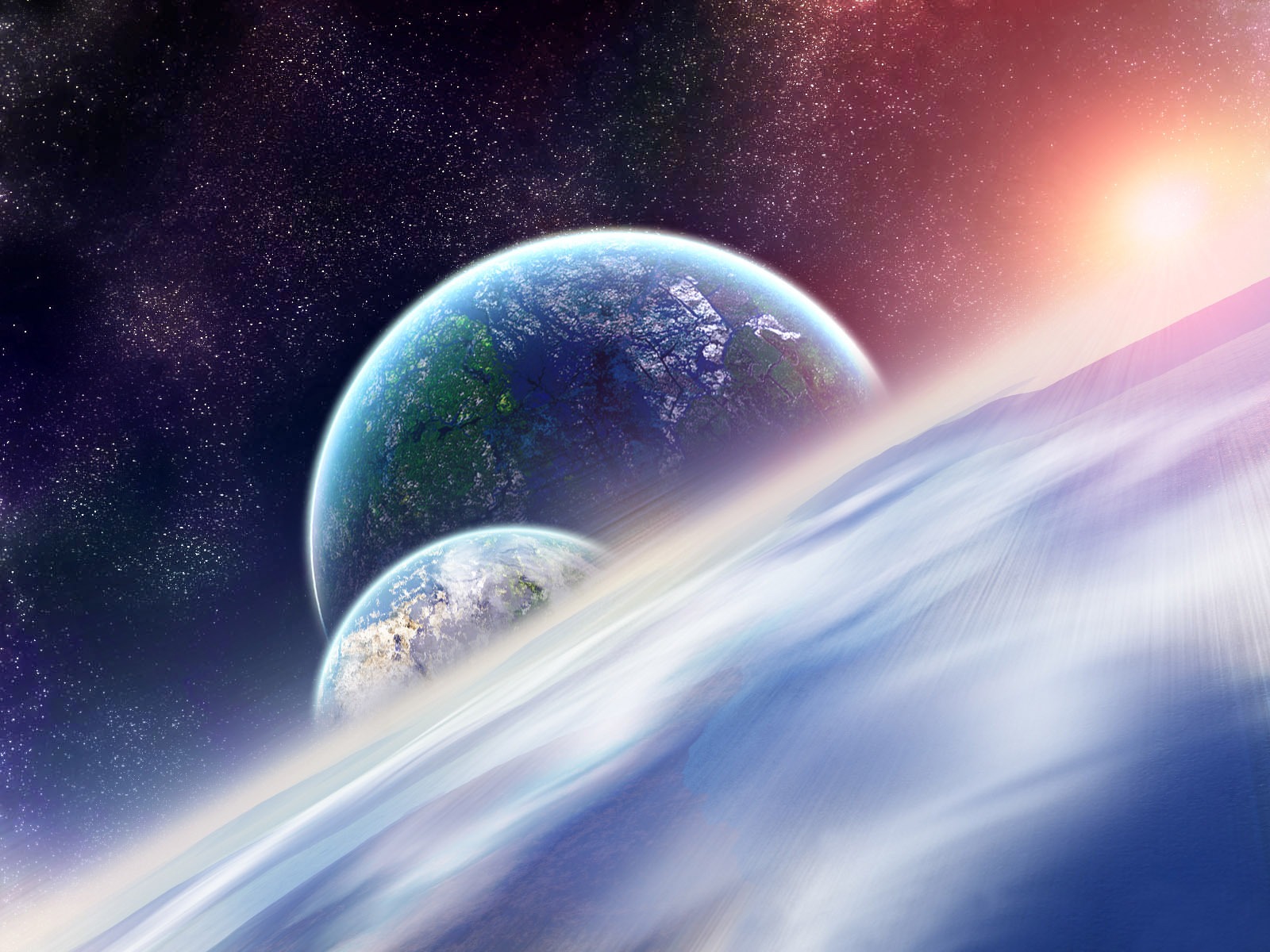 무한한 우주, 아름다운 별 배경 화면 #40 - 1600x1200