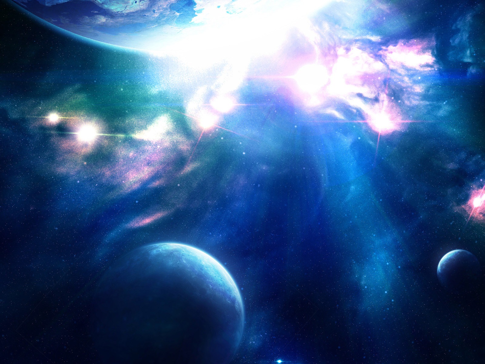 Unendlichen Universums, das schöne Star Wallpaper #14 - 1600x1200