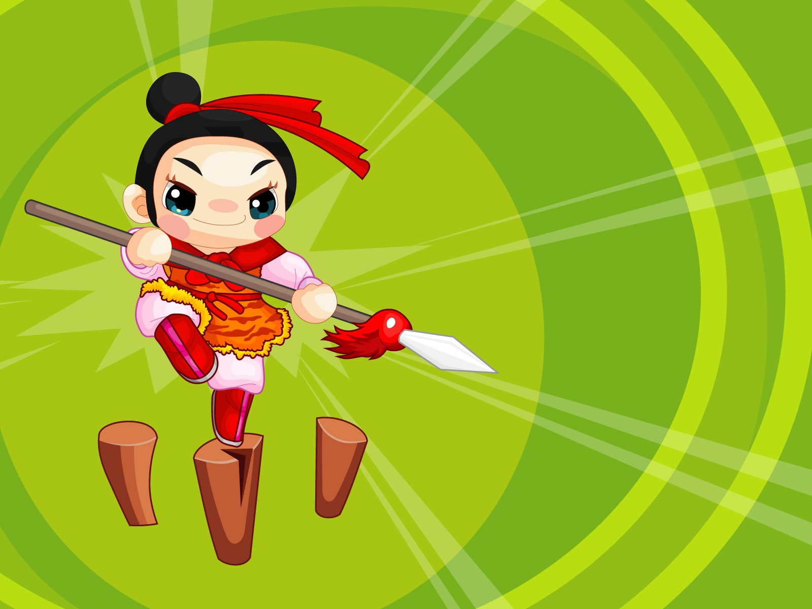 Vector Cartoon Child Wallpaper (2) #9 - 1600x1200