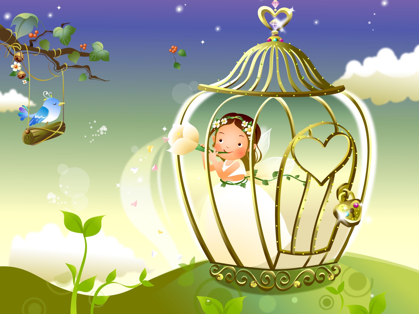 Fairy Tales Vector Wallpaper (1) #20 - 1600x1200