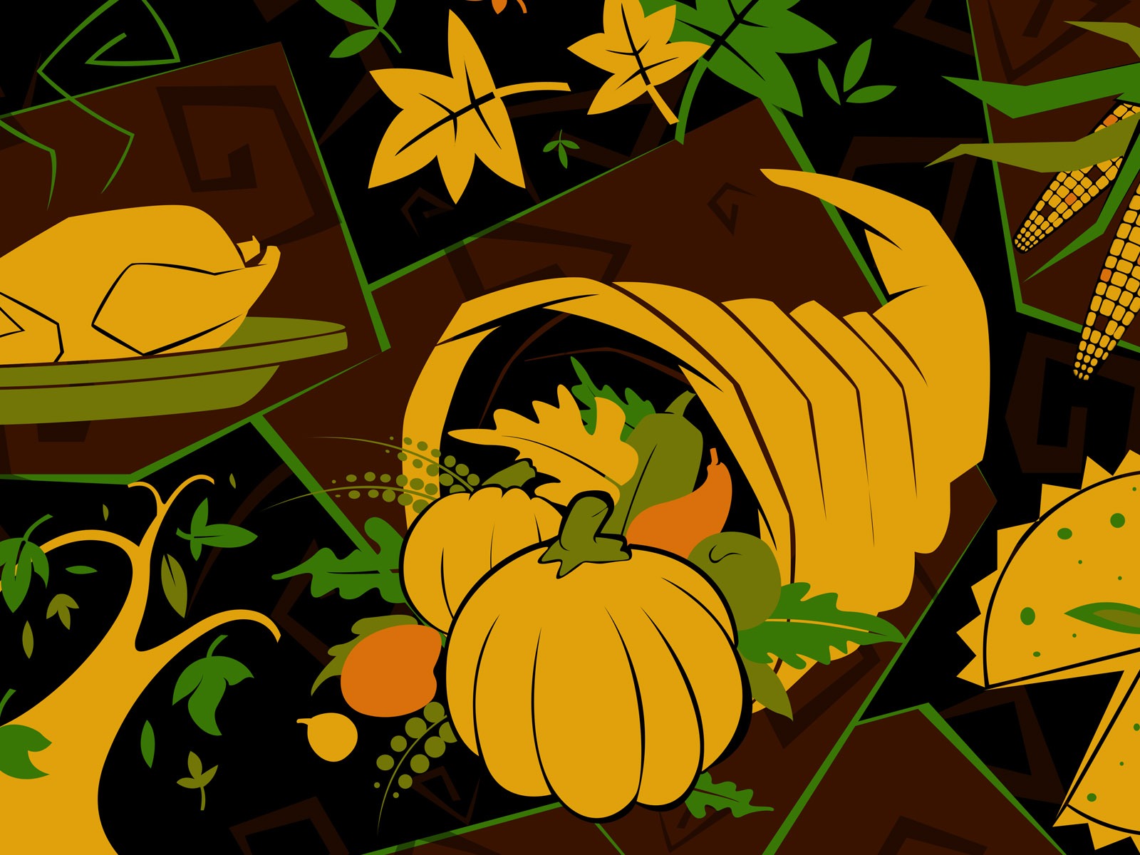 Thanksgiving theme wallpaper (3) #8 - 1600x1200