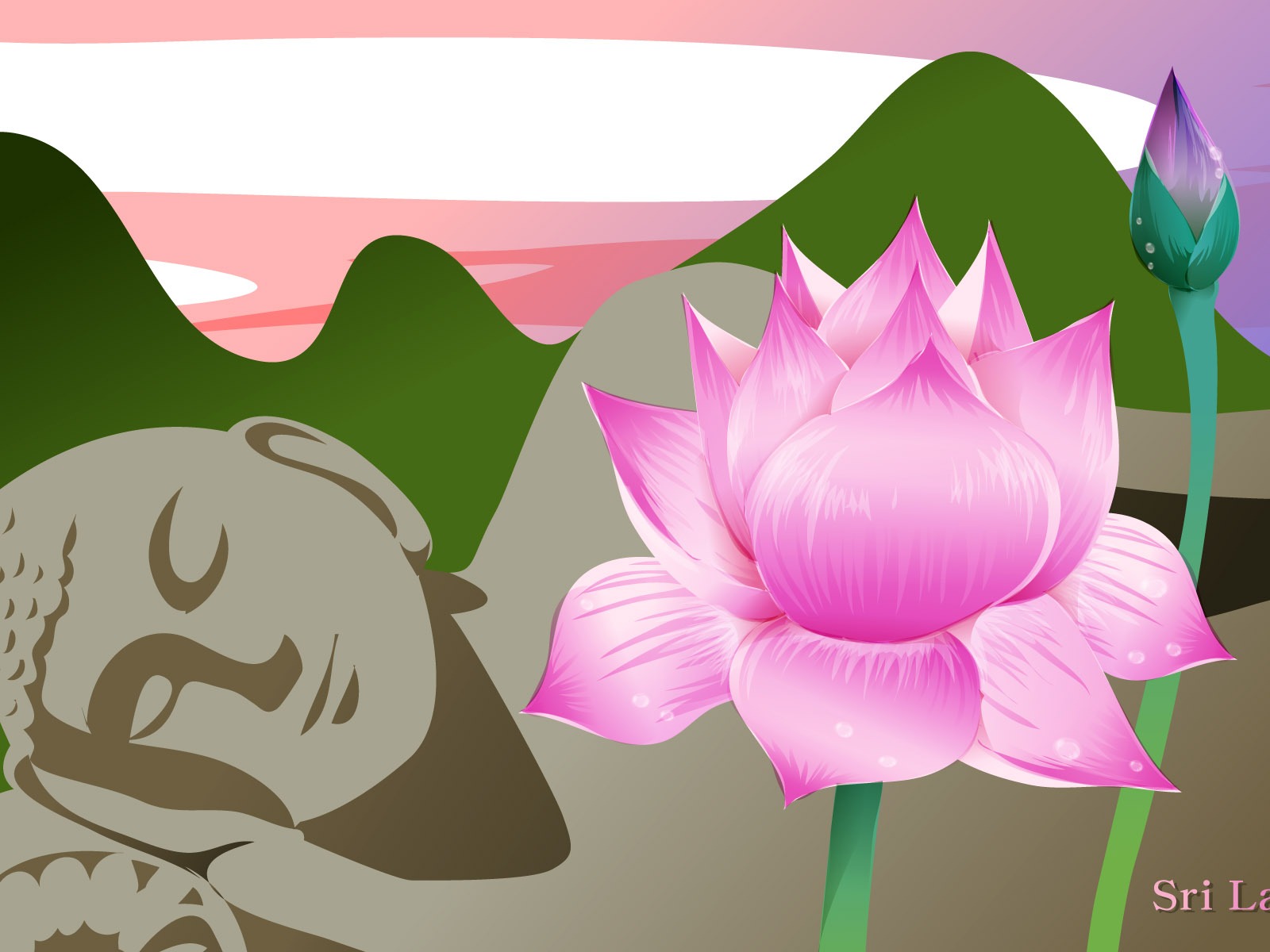 Staats-und Blumen-Tapete (2) #3 - 1600x1200