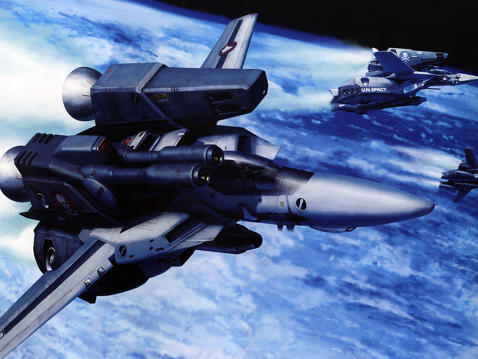 超时空要塞 战斗机壁纸(二)3 - 1600x1200