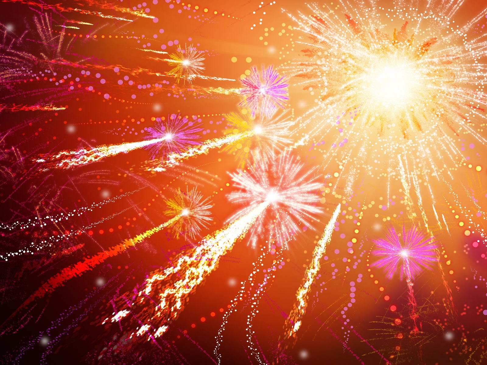 Colorful fireworks HD wallpaper #6 - 1600x1200
