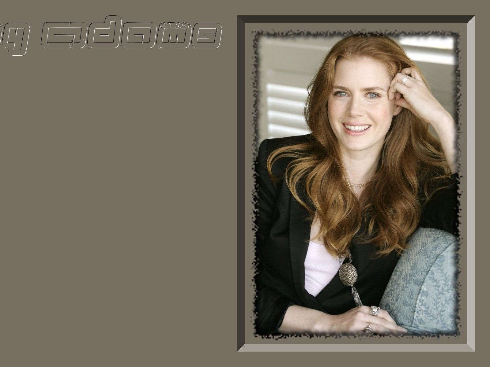 Amy Adams 艾米·亞當斯 美女壁紙 #6 - 1600x1200