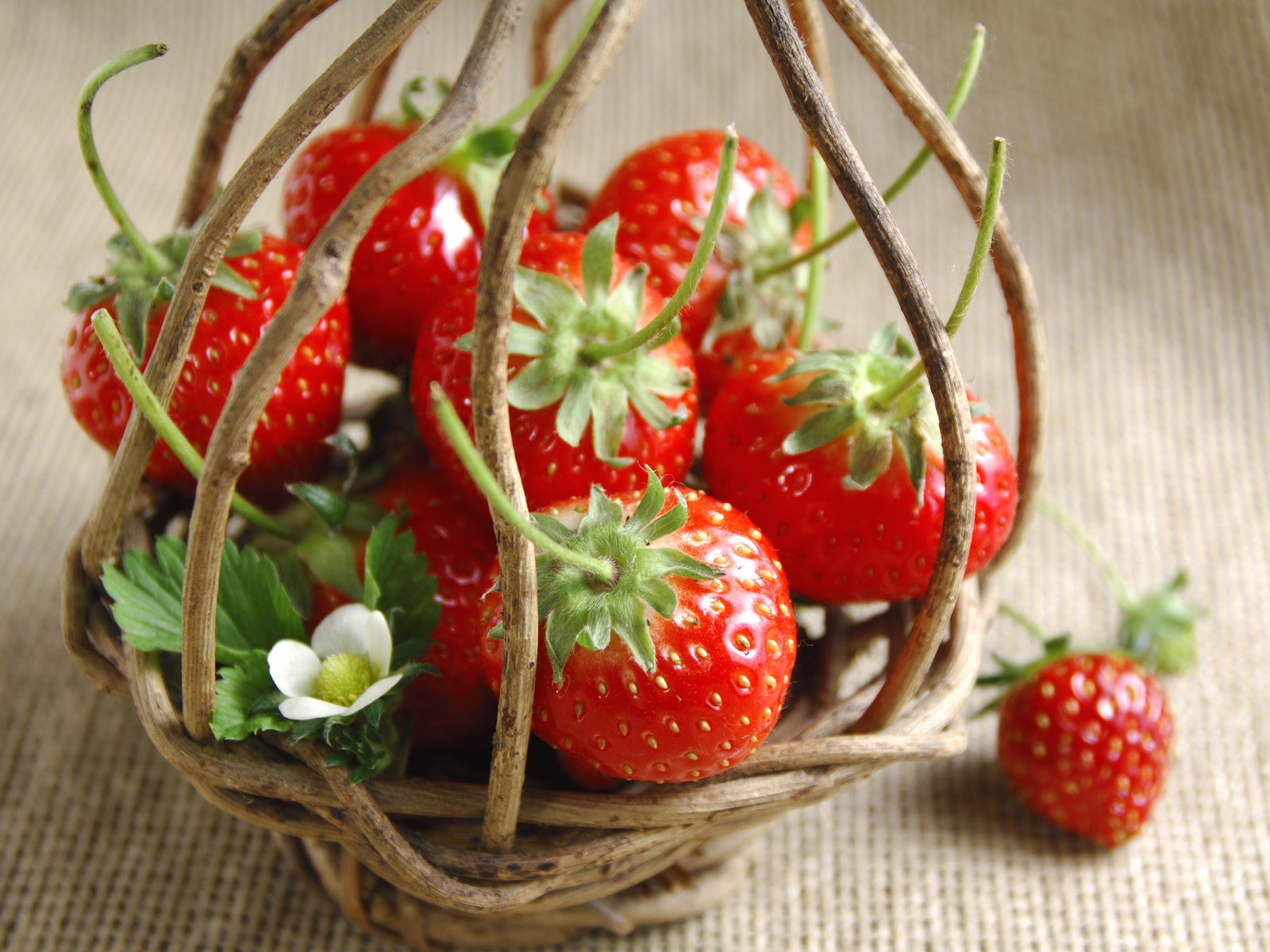 HD wallpaper fresh strawberries #12 - 1600x1200