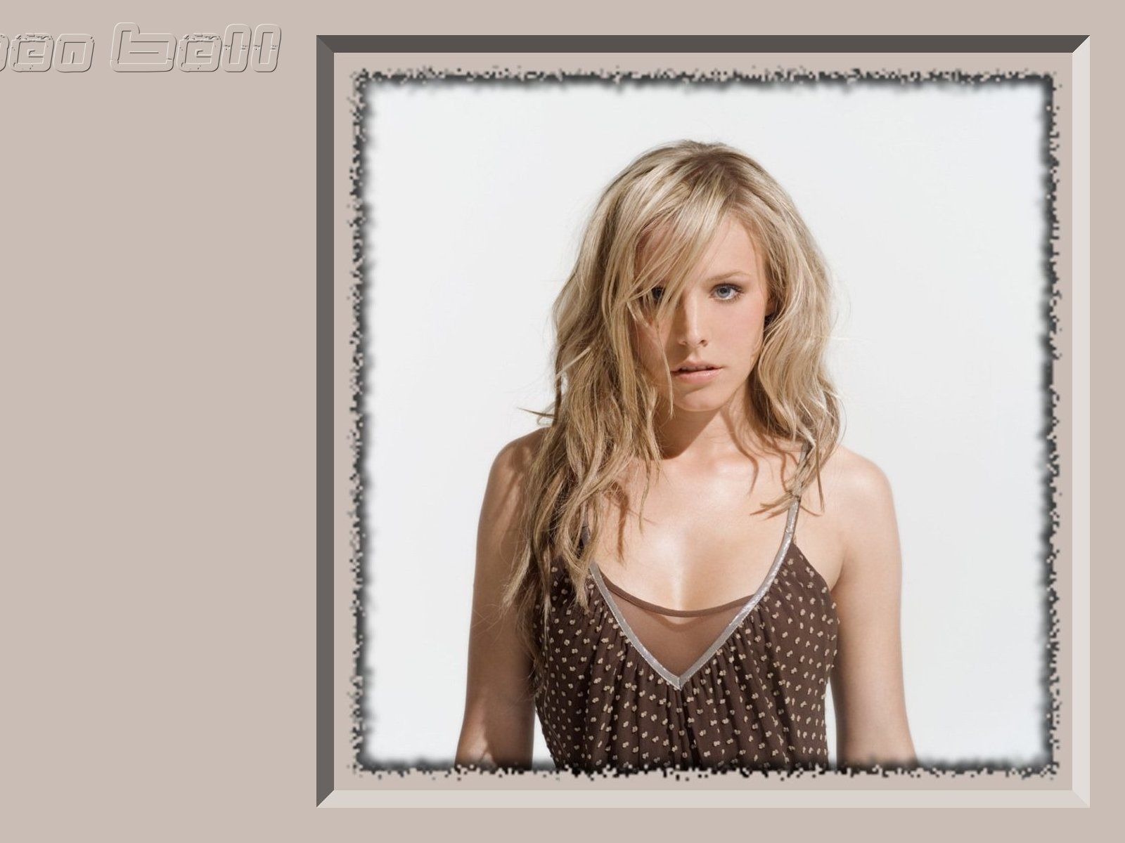 Kristen Bell hermoso fondo de pantalla #15 - 1600x1200