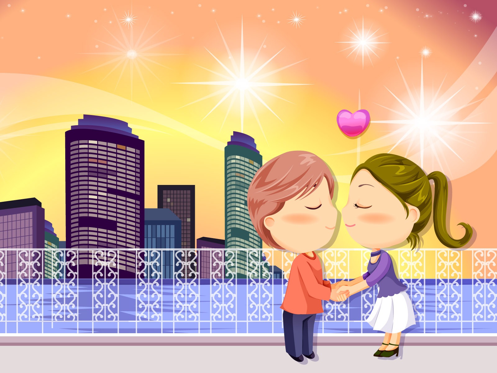 Valentine's Day Love Wallpaper Vector (1) #19 - 1600x1200