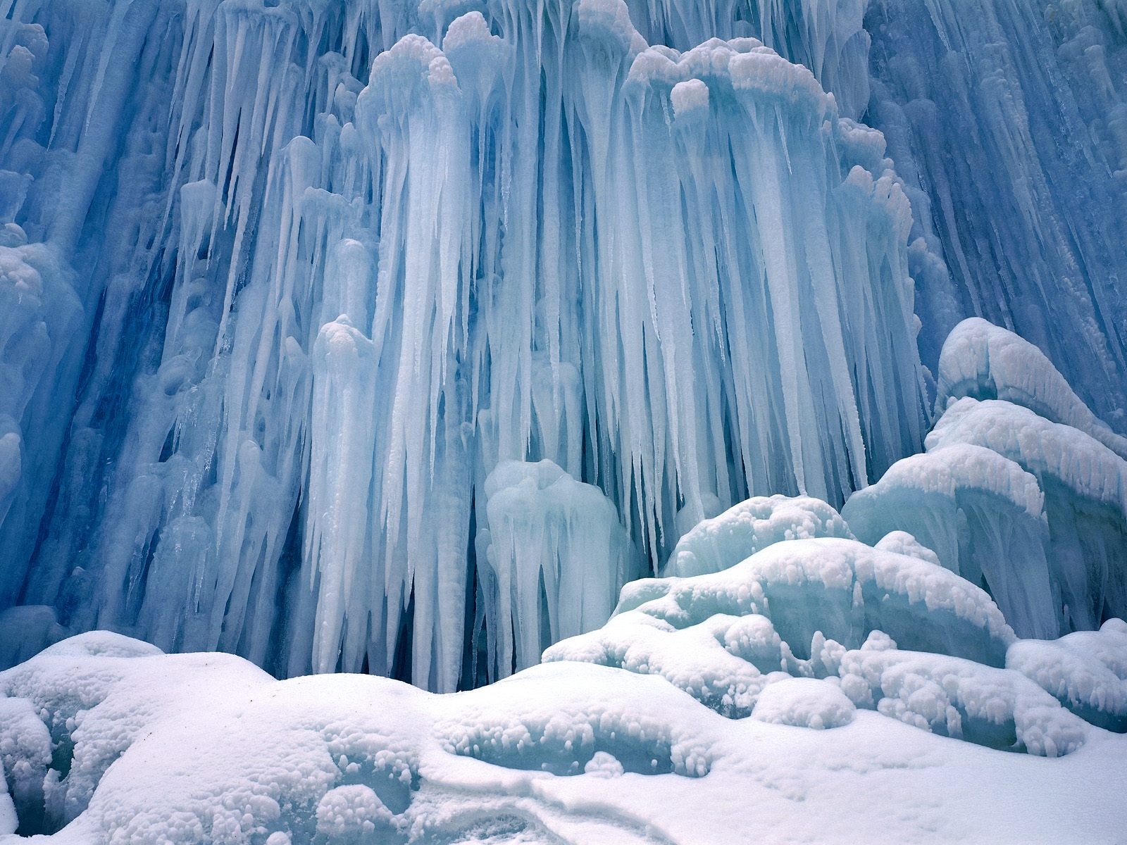 겨울 눈의 벽지 (3) #11 - 1600x1200