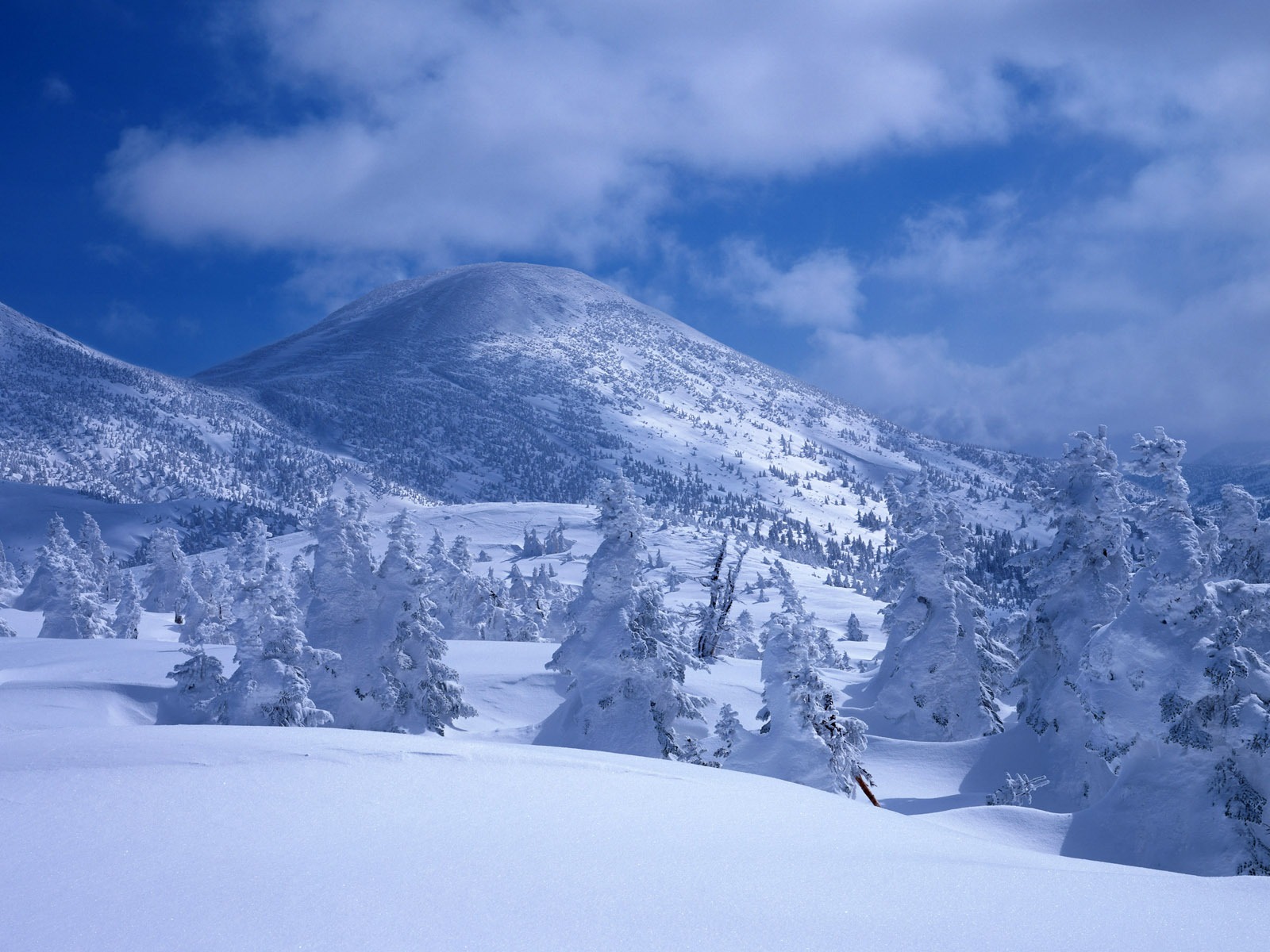 Sníh na horských tapety (2) #18 - 1600x1200