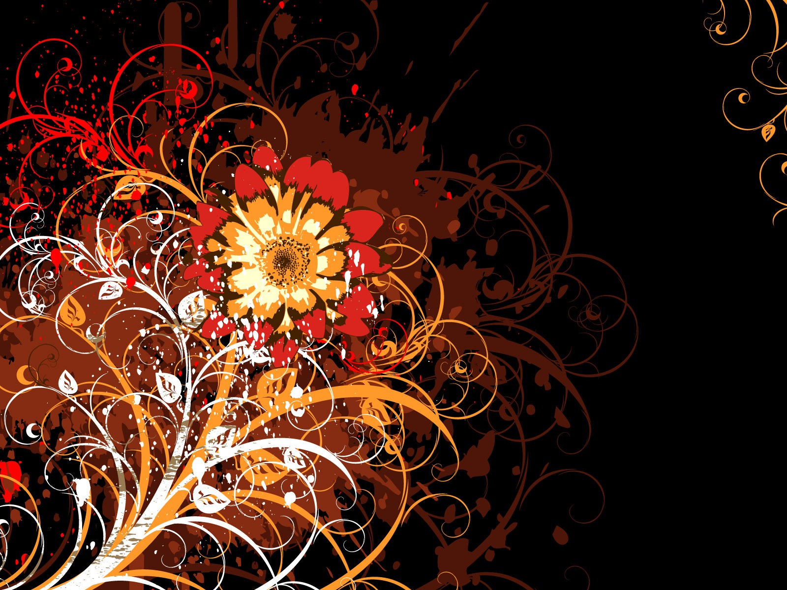 Widescreen trend vector wallpaper (1) #2 - 1600x1200