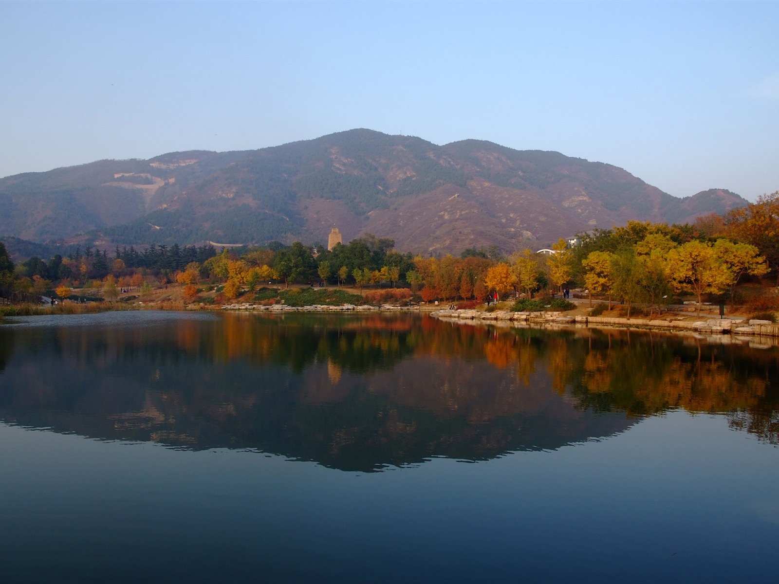 Xiangshan Herbst Garten (Bewehren) #8 - 1600x1200