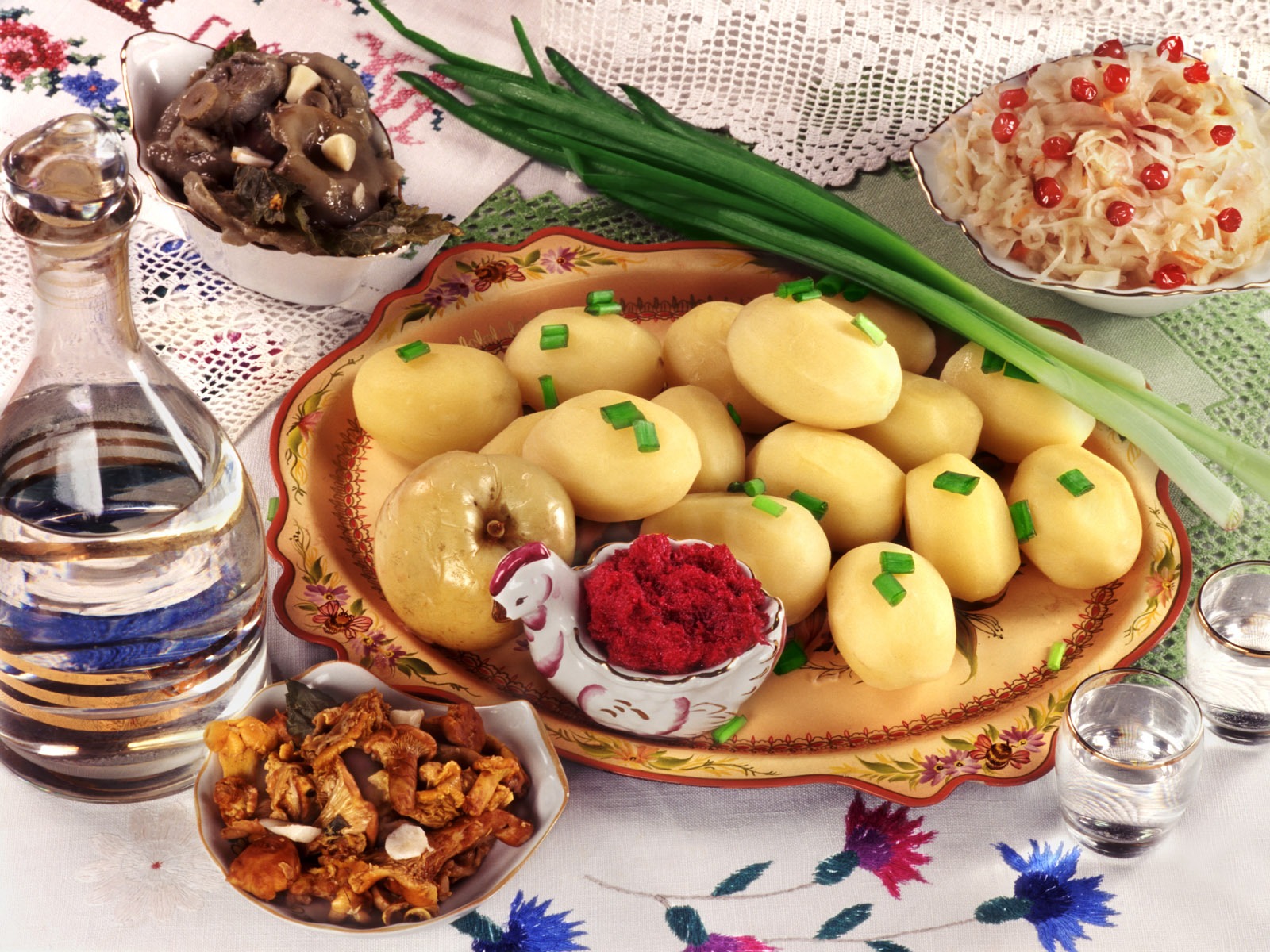 Russian type diet meal wallpaper (1) #2 - 1600x1200