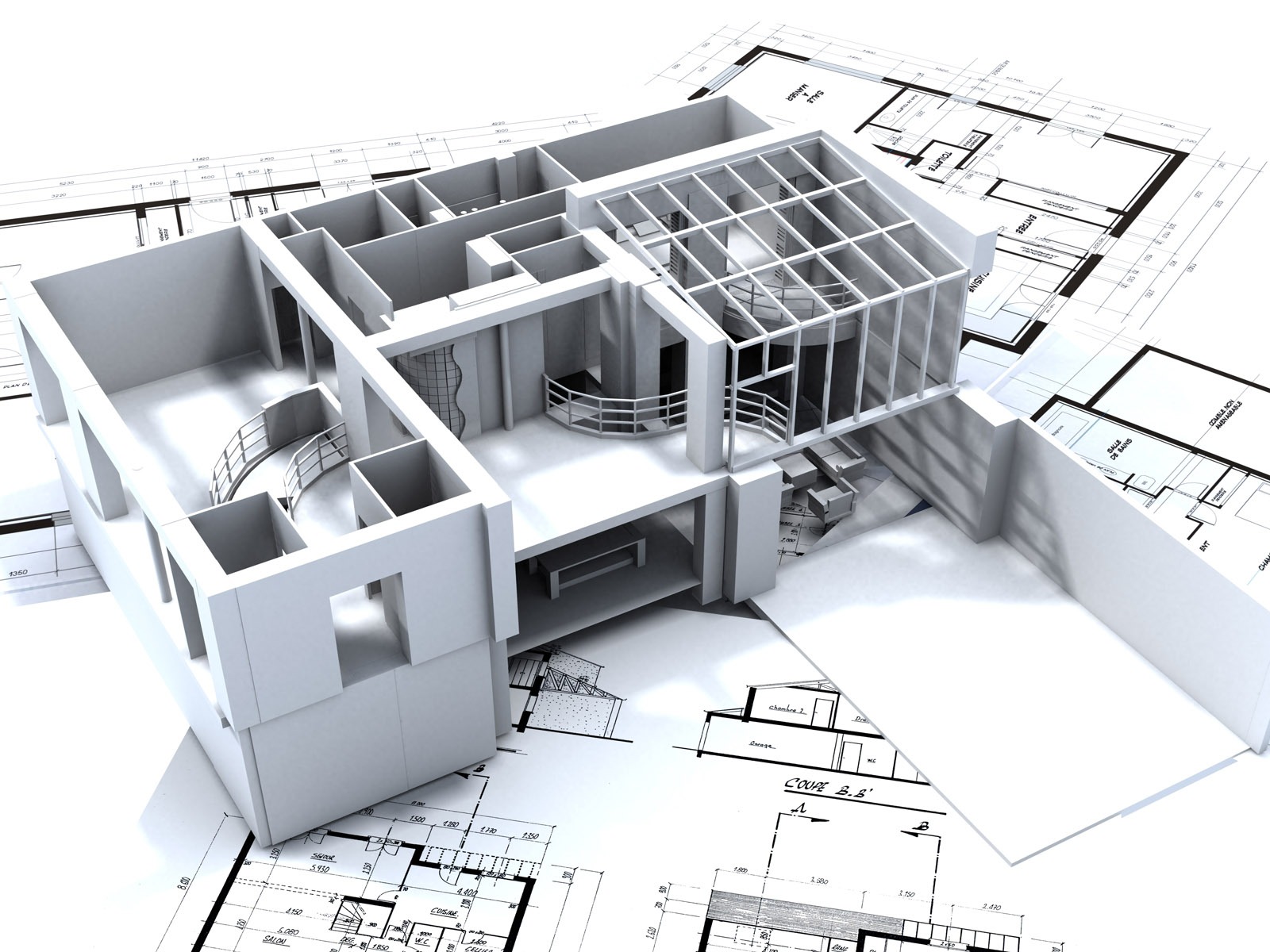 Архитектурная 3D Обои Дизайн (2) #16 - 1600x1200