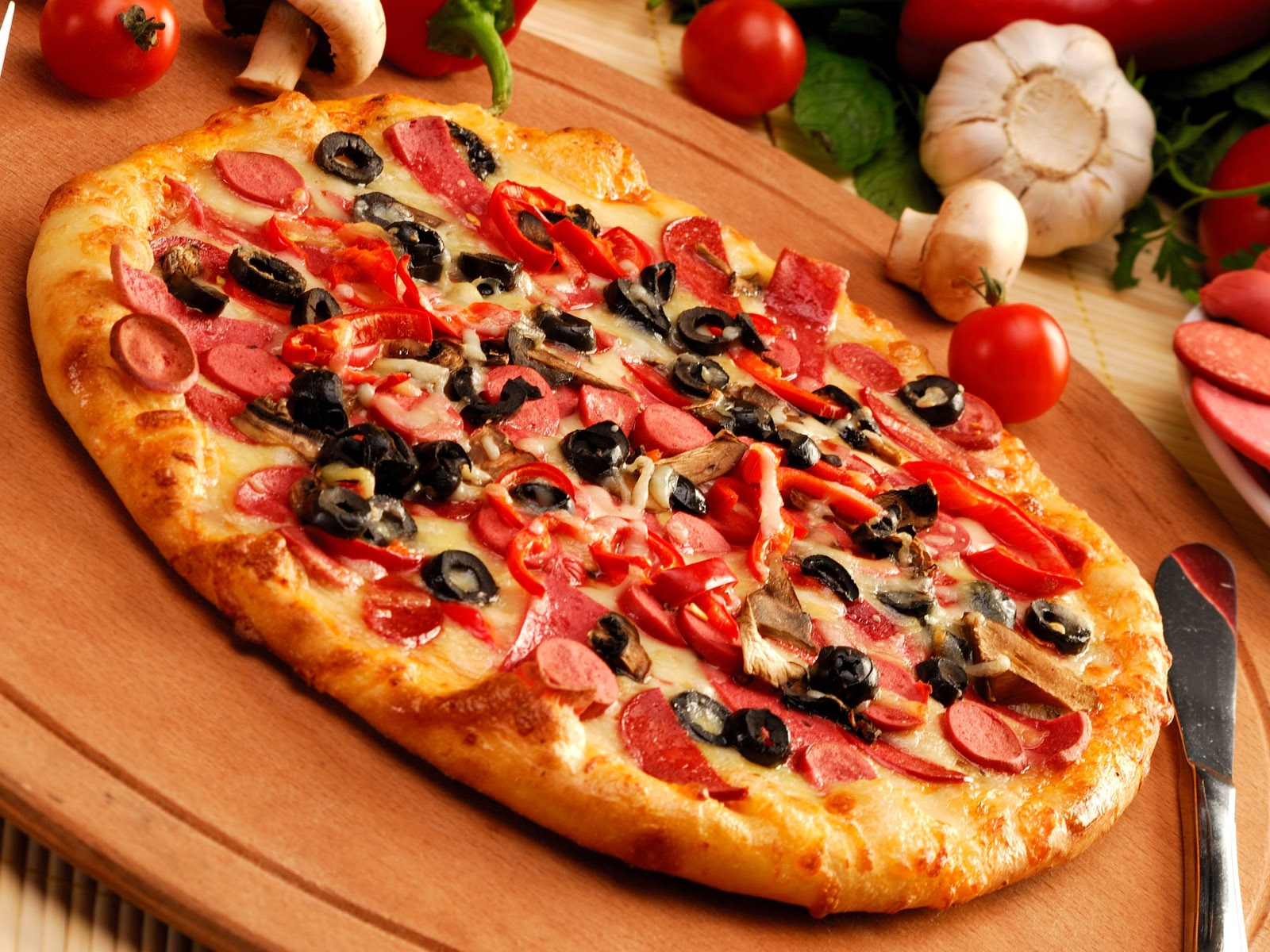 Pizza Jídlo tapety (3) #20 - 1600x1200