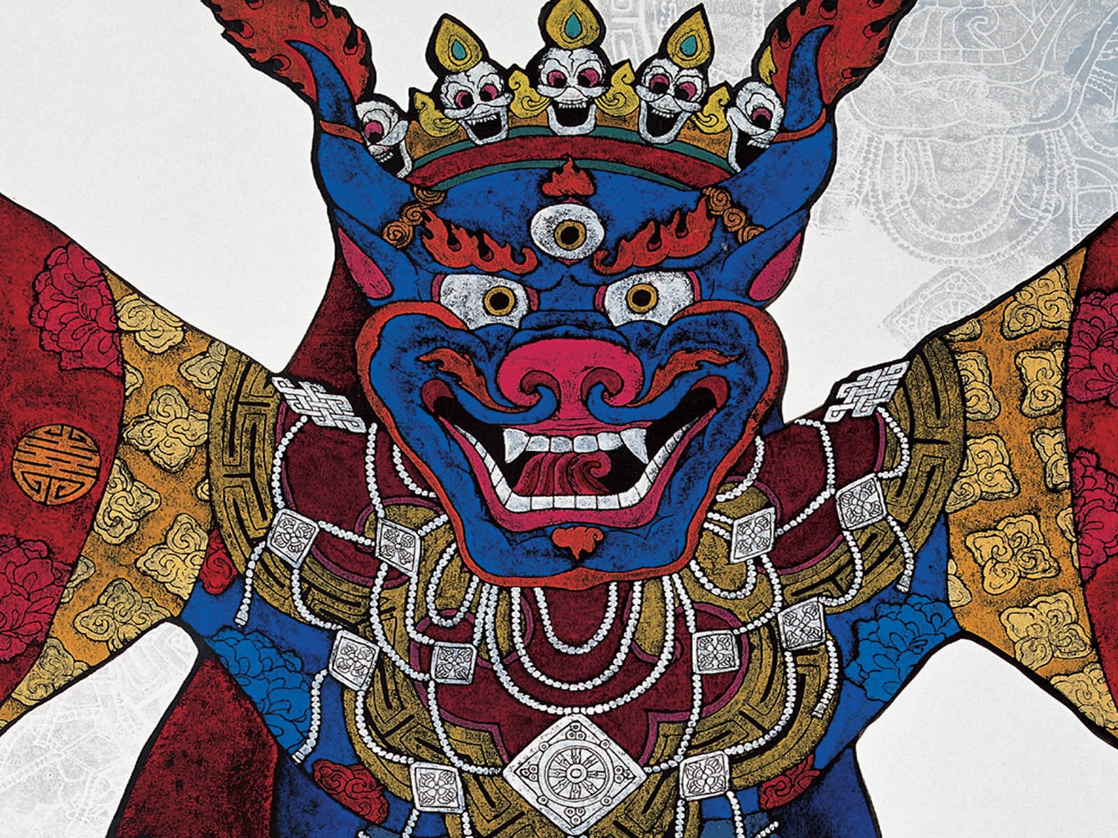 藏族祥巴版畫 壁紙(一) #14 - 1600x1200