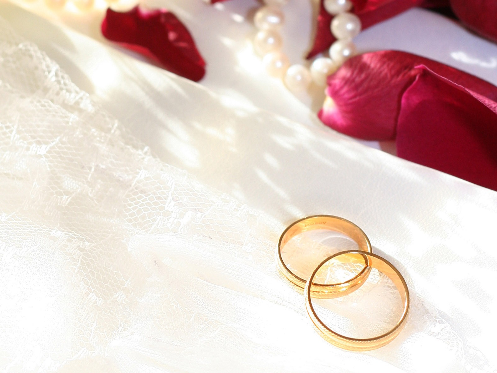 Свадьбы и свадебные кольца обои (1) #7 - 1600x1200