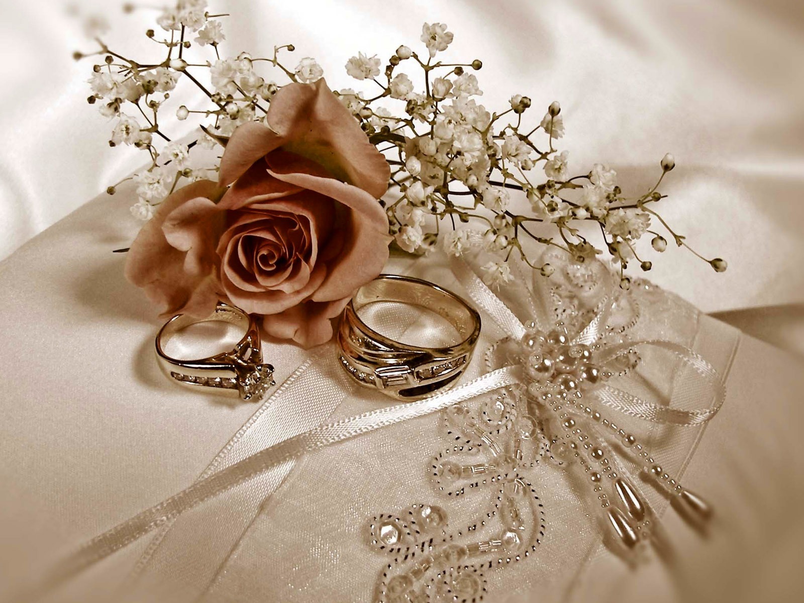 Свадьбы и свадебные кольца обои (1) #13 - 1600x1200