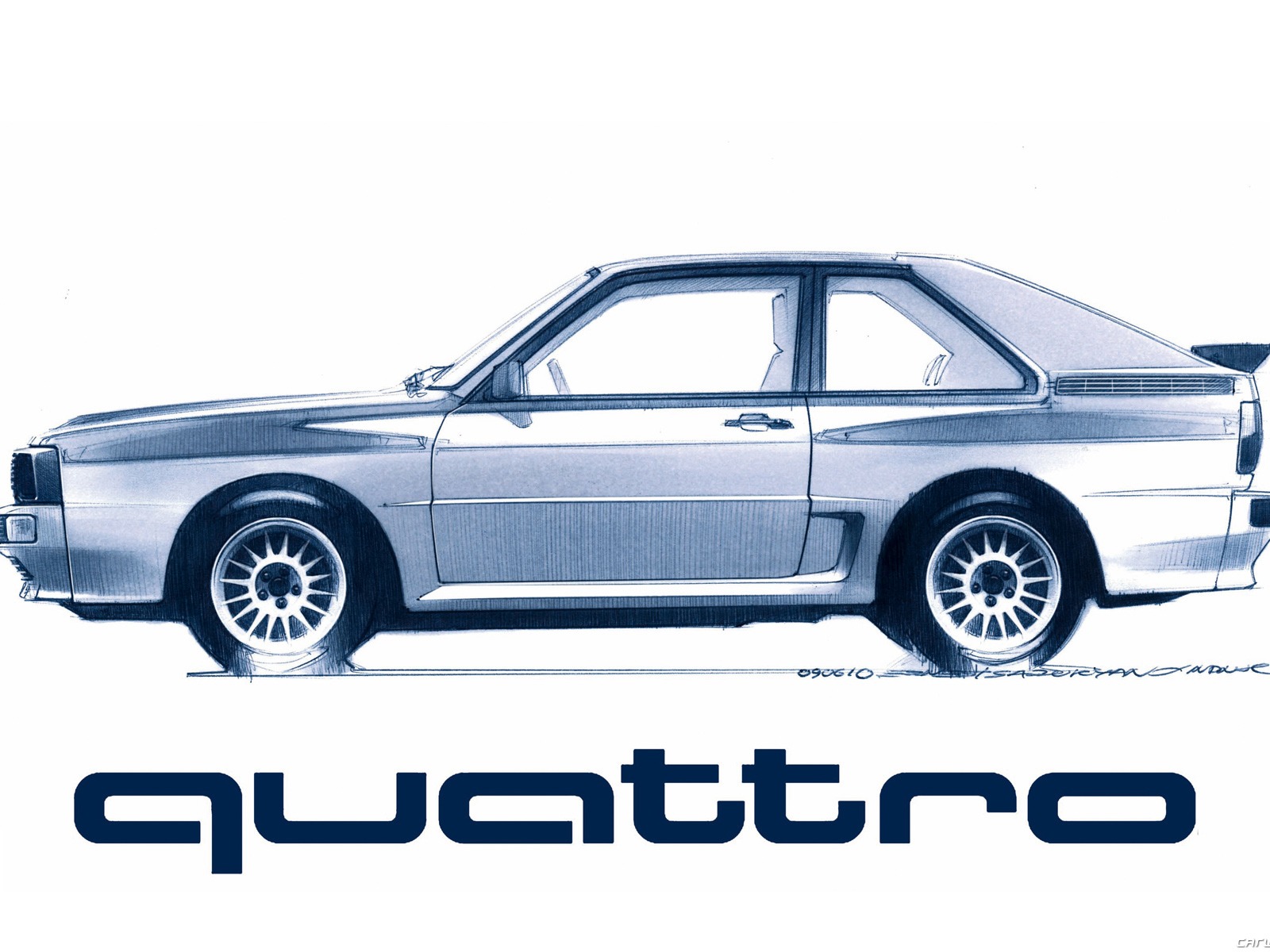 Концепт-кар Audi Quattro - 2010 HD обои #20 - 1600x1200