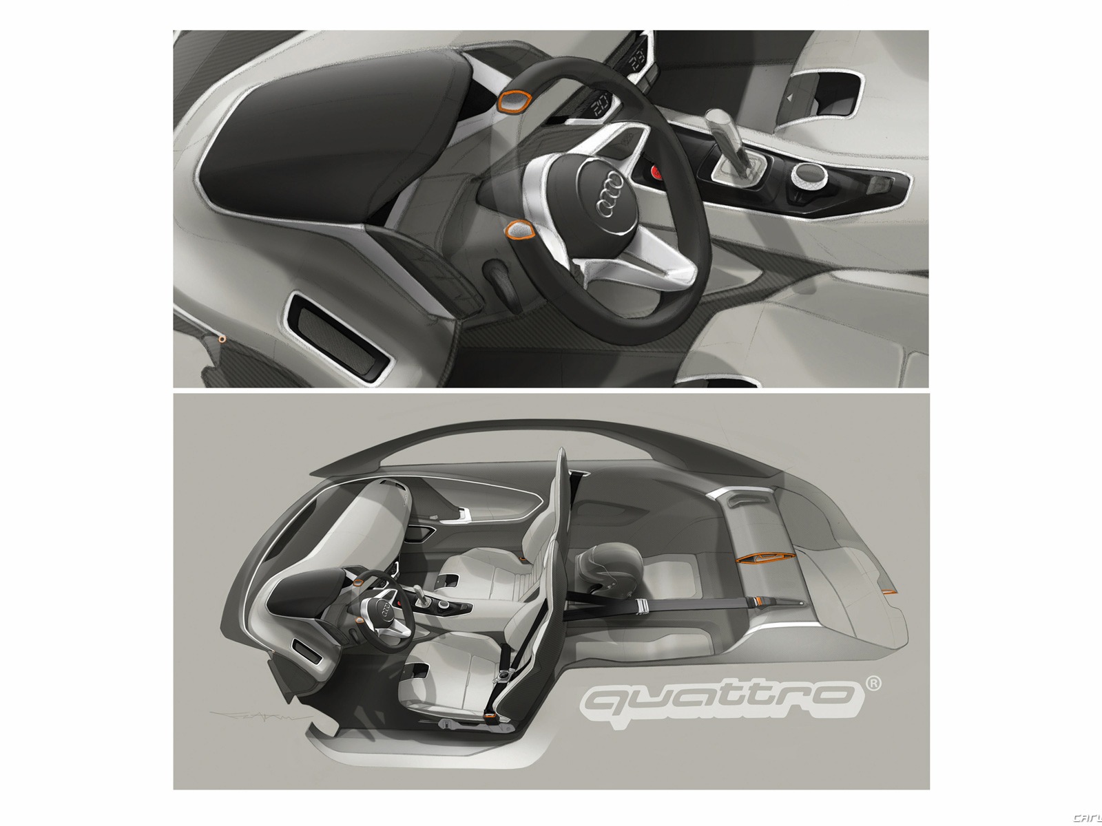 Concept Car Audi quattro - 2010 HD wallpaper #32 - 1600x1200