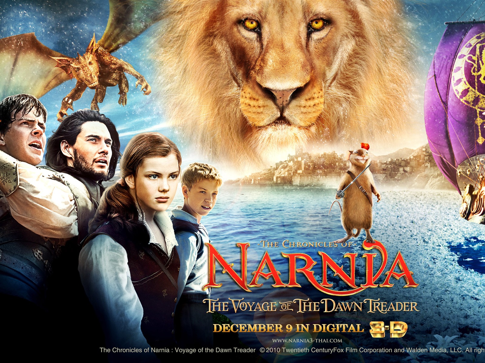 Las Crónicas de Narnia: La Travesía del Viajero del Alba fondos de pantalla #14 - 1600x1200