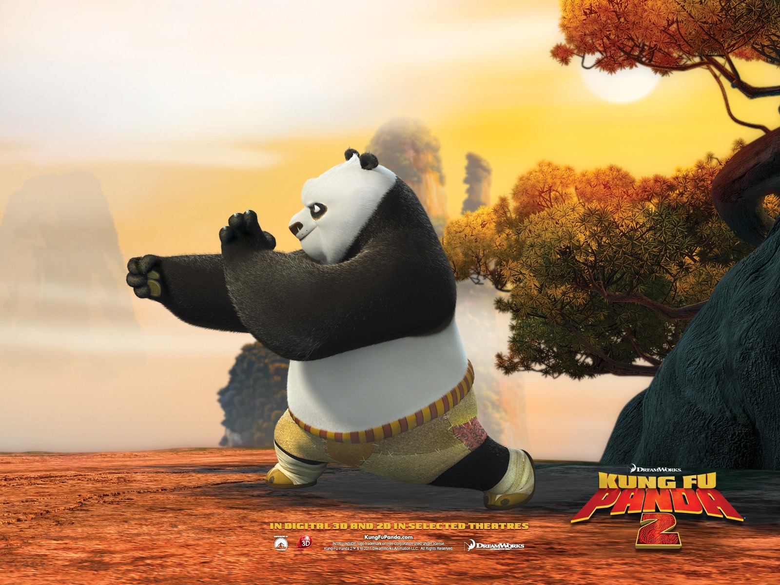 Kung Fu Panda 2 HD tapety na plochu #10 - 1600x1200