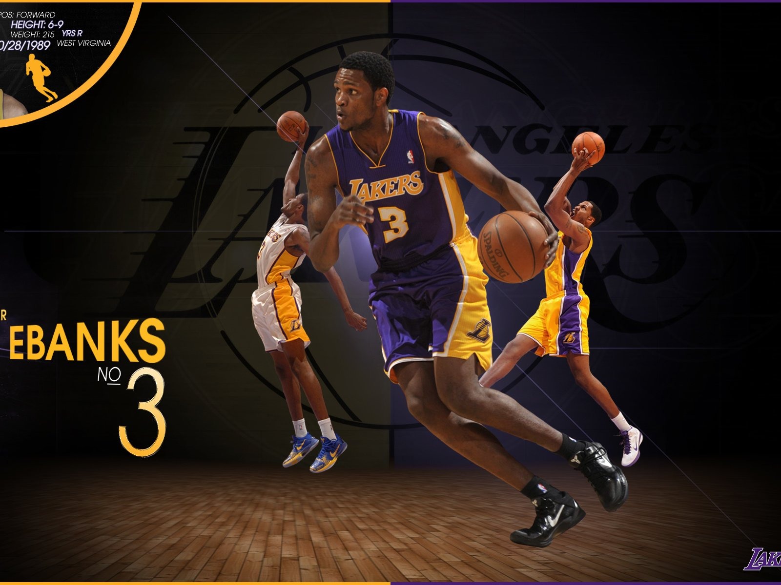 NBA la saison 2010-11, les Lakers de Los Angeles Fonds d'écran #4 - 1600x1200