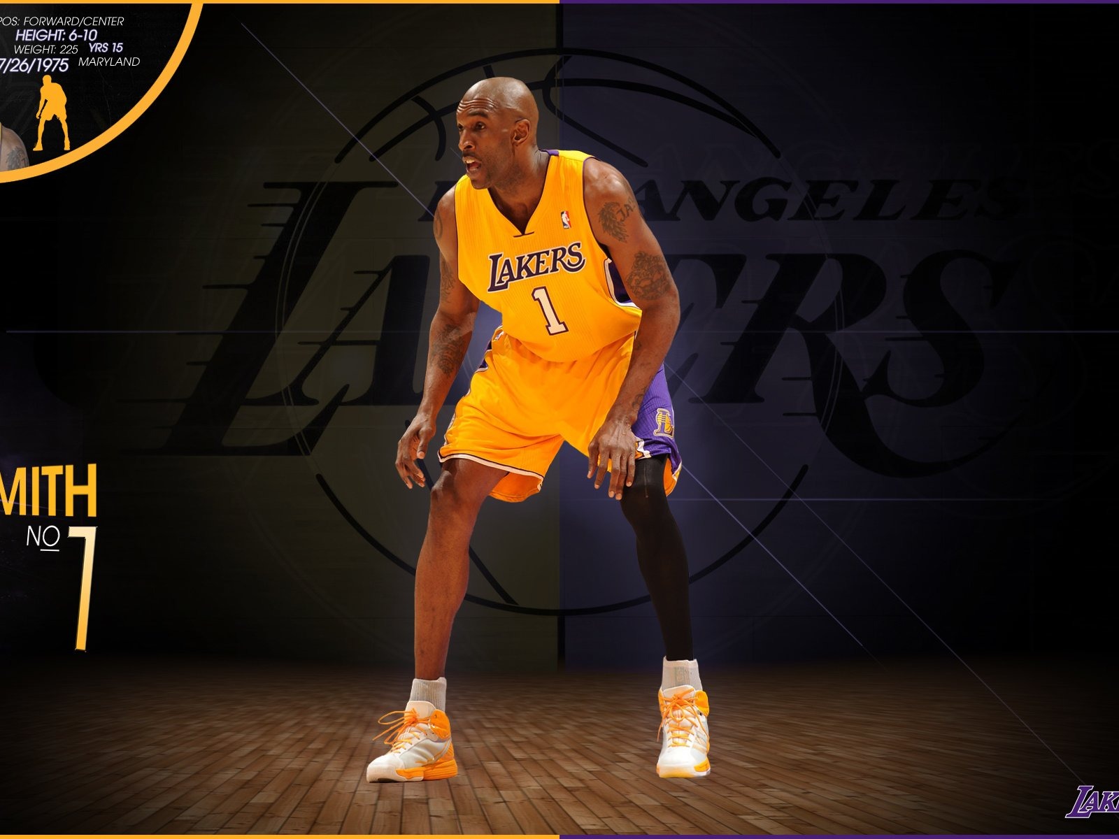 NBA 2010-11赛季 洛杉矶湖人队 壁纸5 - 1600x1200