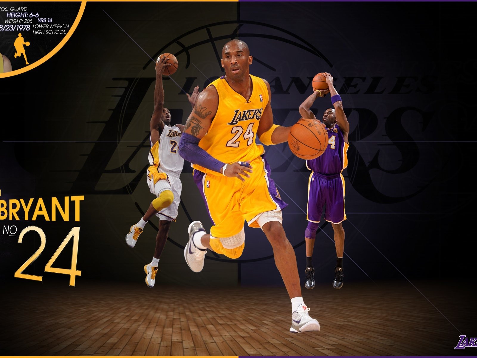 NBA 2010-11 season, the Los Angeles Lakers Wallpapers #6 - 1600x1200