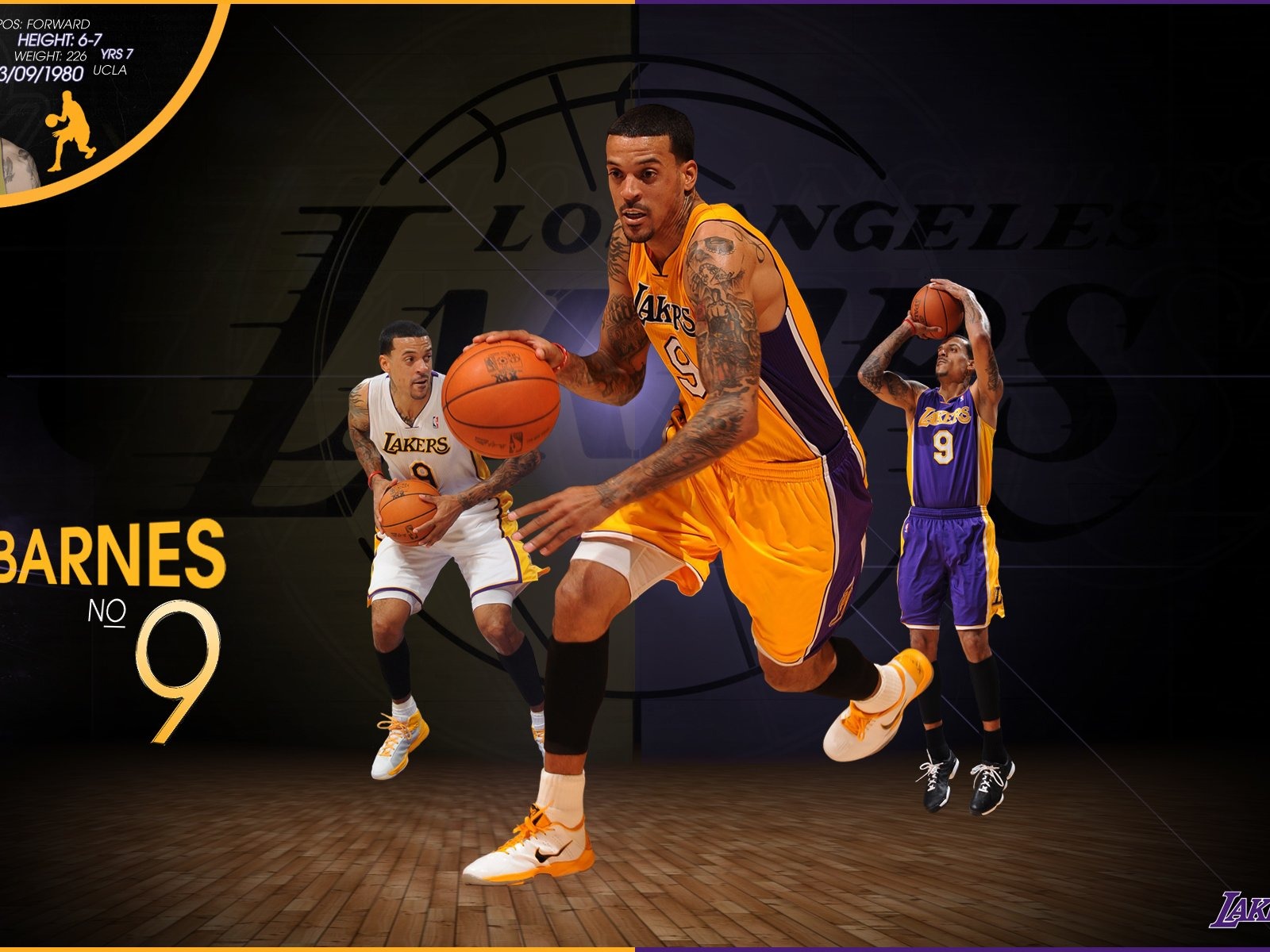 NBA 2010-11赛季 洛杉矶湖人队 壁纸9 - 1600x1200