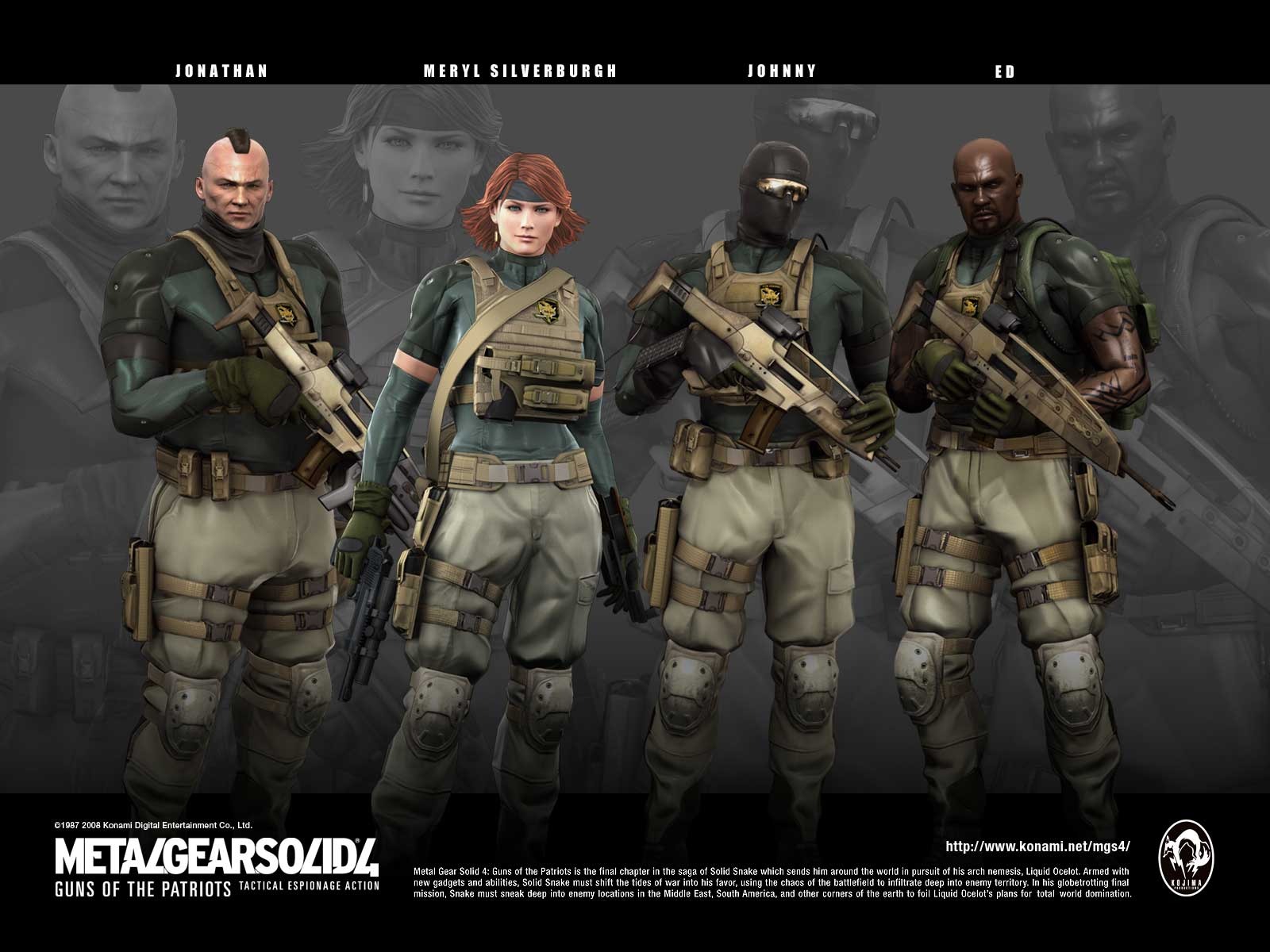 Metal Gear Solid 4: Guns of Patriots les fonds d'écran #14 - 1600x1200