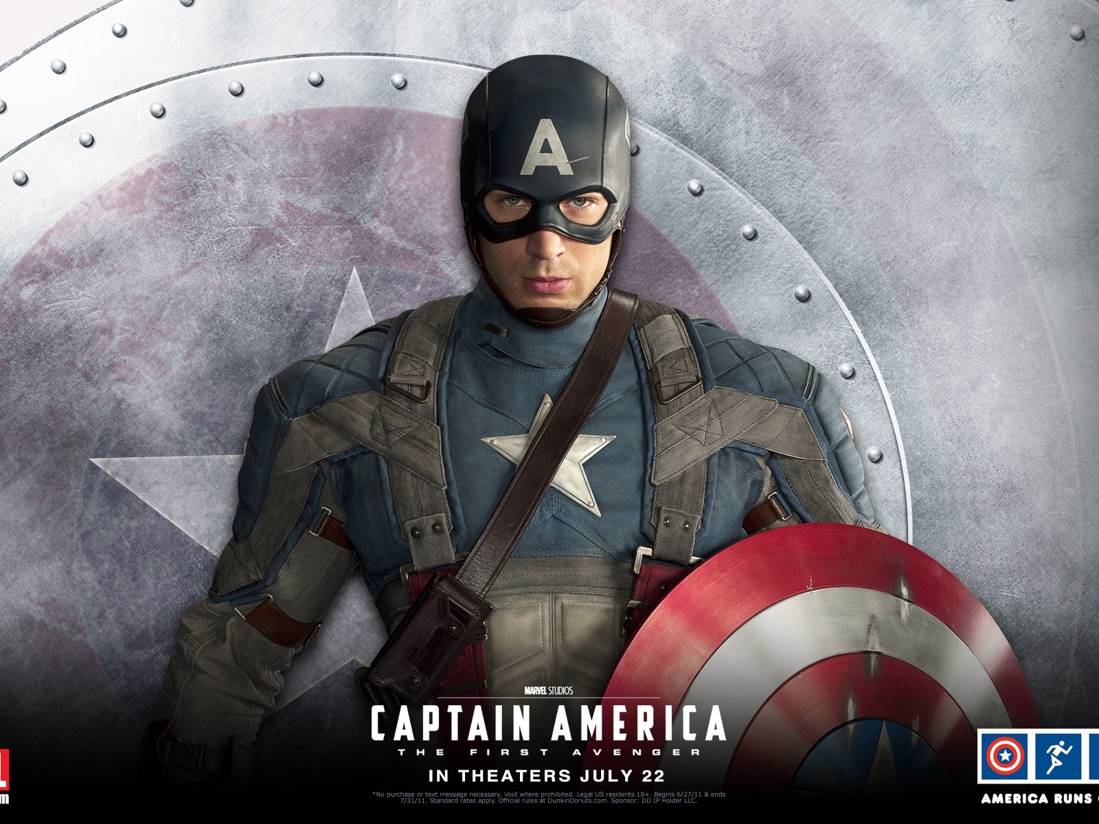 캡틴 아메리카 : 첫번째 아벤저의 HD 배경 화면 #4 - 1600x1200