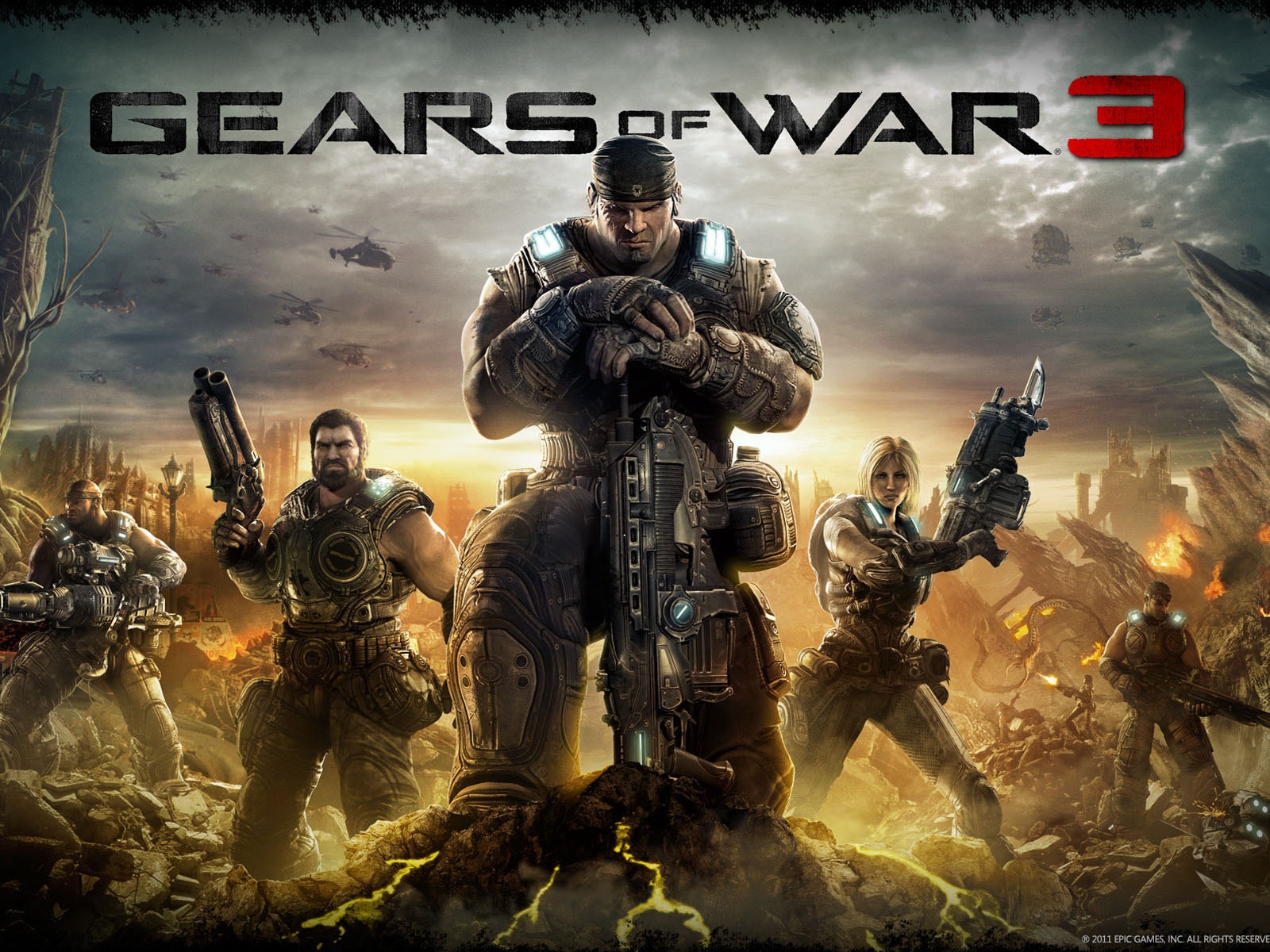 Gears of War 3 戰爭機器3 高清壁紙 #1 - 1600x1200