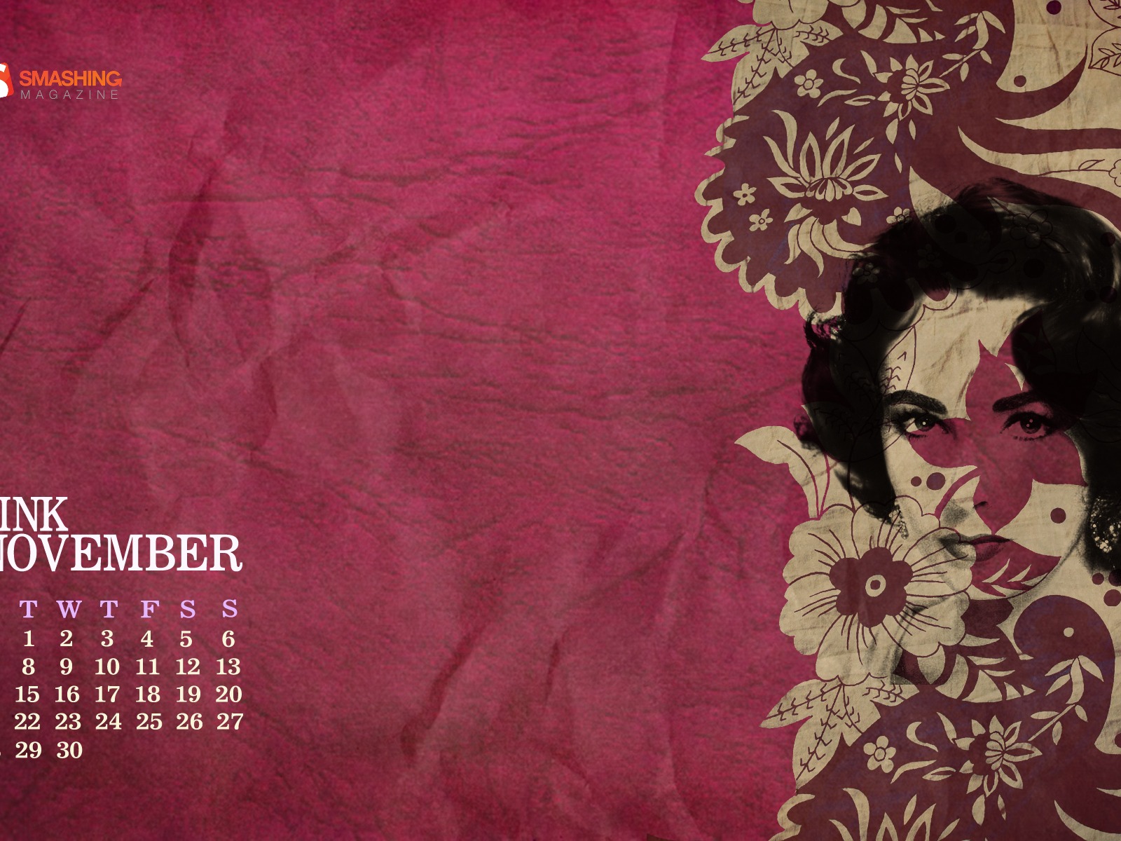 November 2011 Calendar wallpaper (2) #7 - 1600x1200