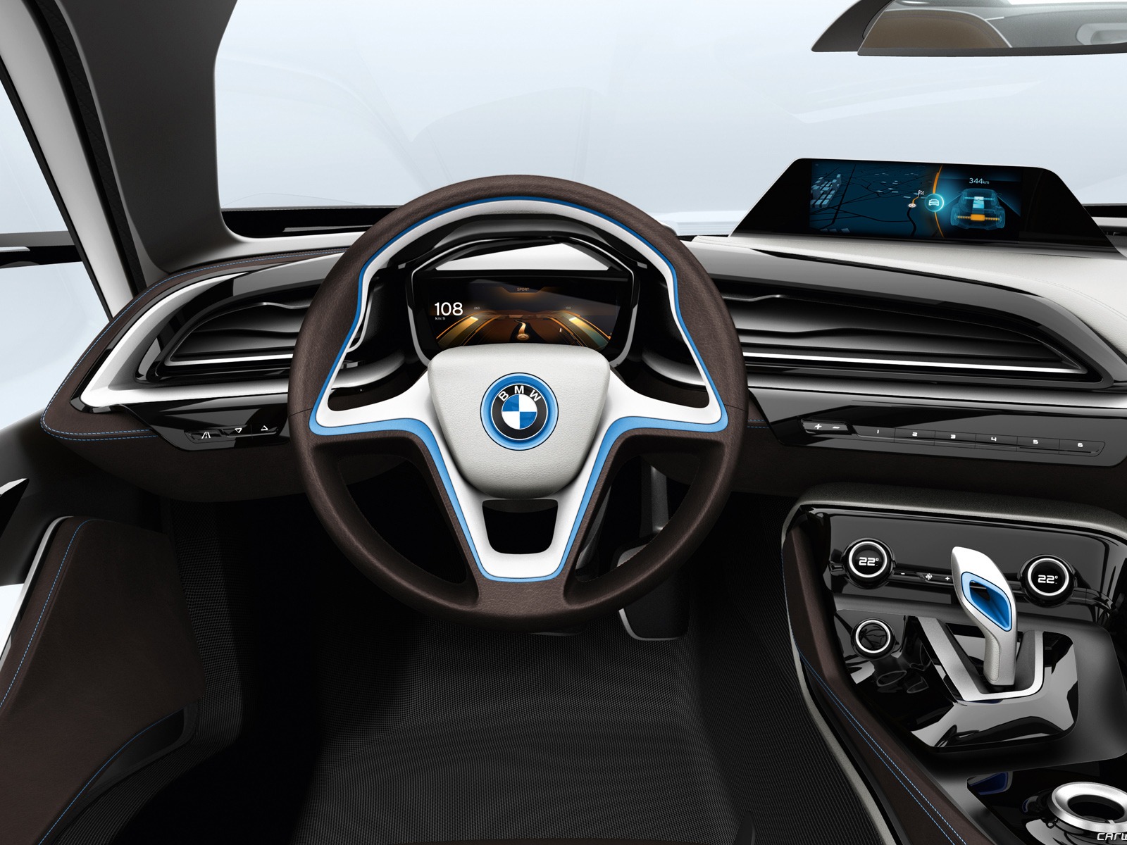 BMW i8 koncept - 2011 HD wallpapers #32 - 1600x1200