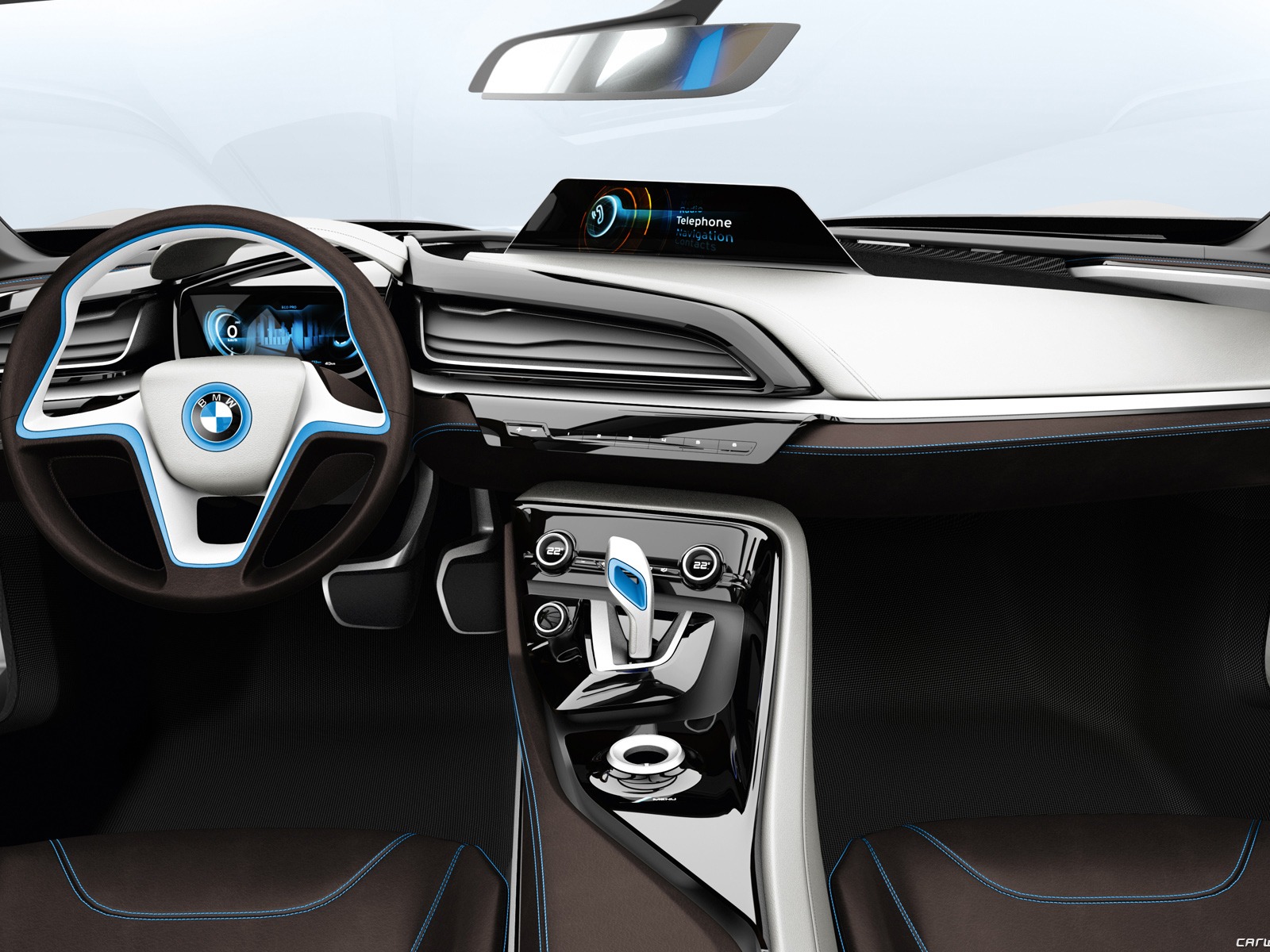 BMW i8 Концепции - 2011 HD обои #33 - 1600x1200