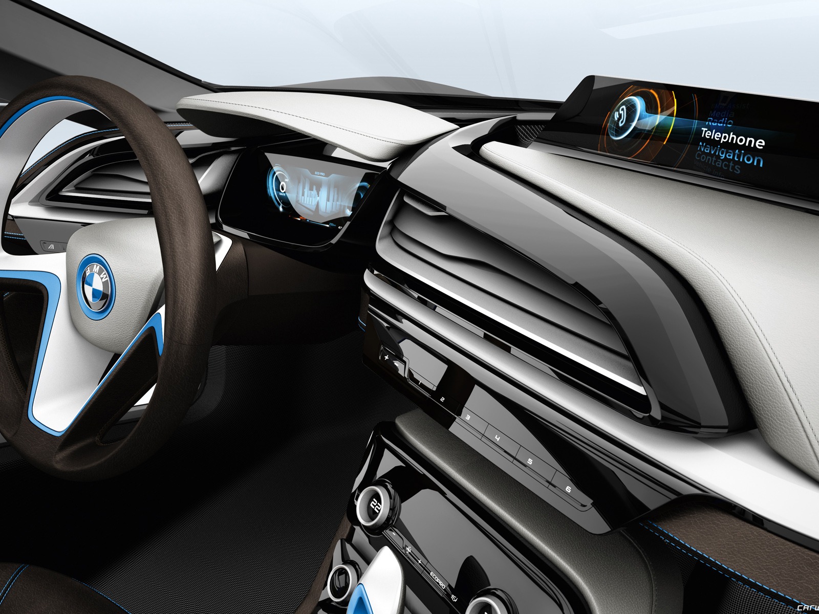 BMW i8 Concept - 2011 fonds d'écran HD #36 - 1600x1200