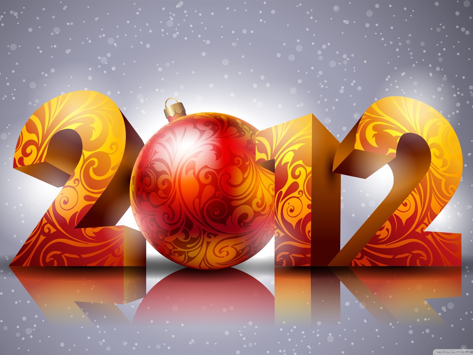 2012 New Year wallpapers (1) #10 - 1600x1200
