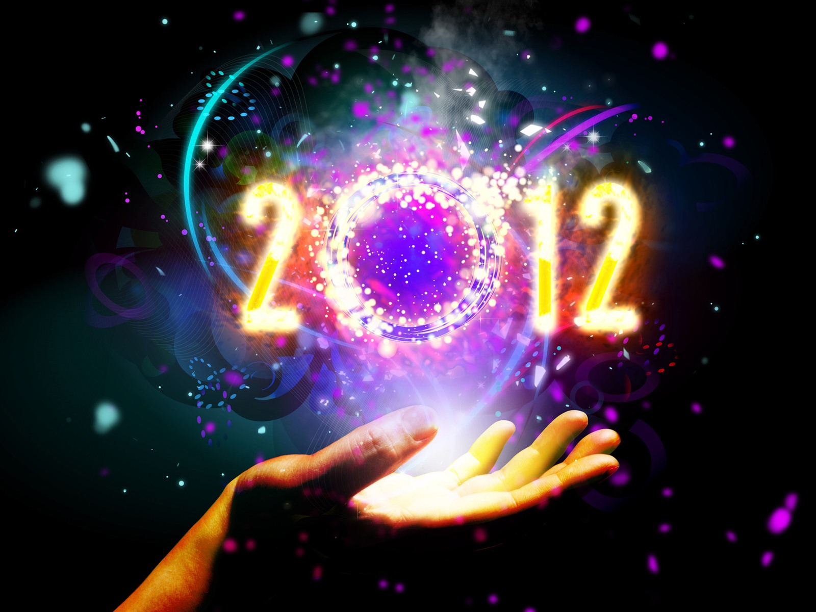 2012 New Year wallpapers (2) #12 - 1600x1200