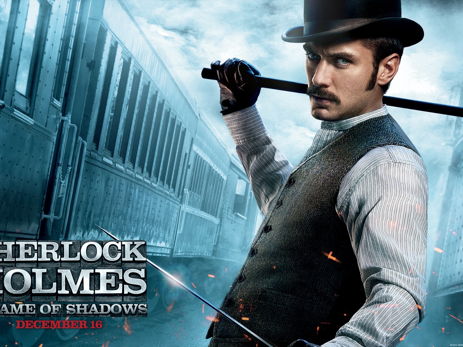 Шерлок Холмс: Игра теней обои HD #3 - 1600x1200