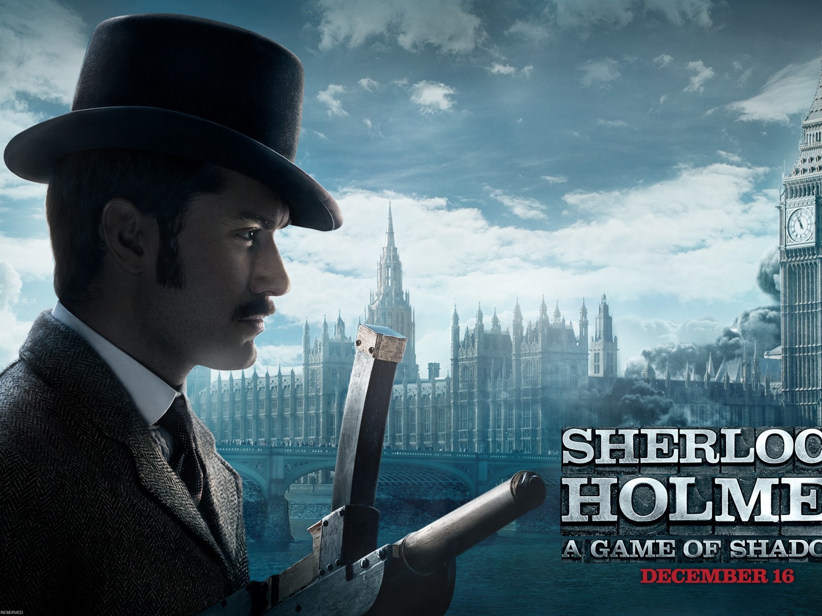Шерлок Холмс: Игра теней обои HD #7 - 1600x1200