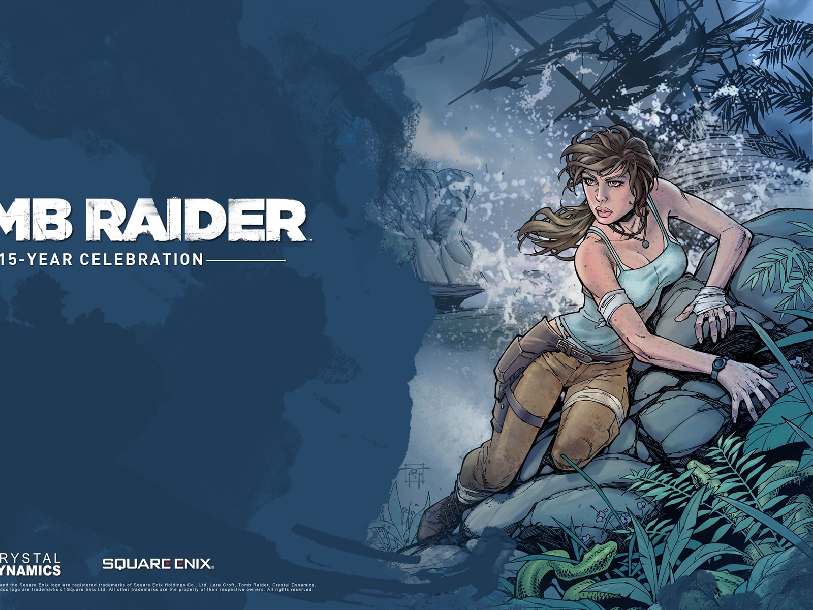 Tomb Raider 15-Year Celebration 古墓丽影15周年纪念版 高清壁纸12 - 1600x1200