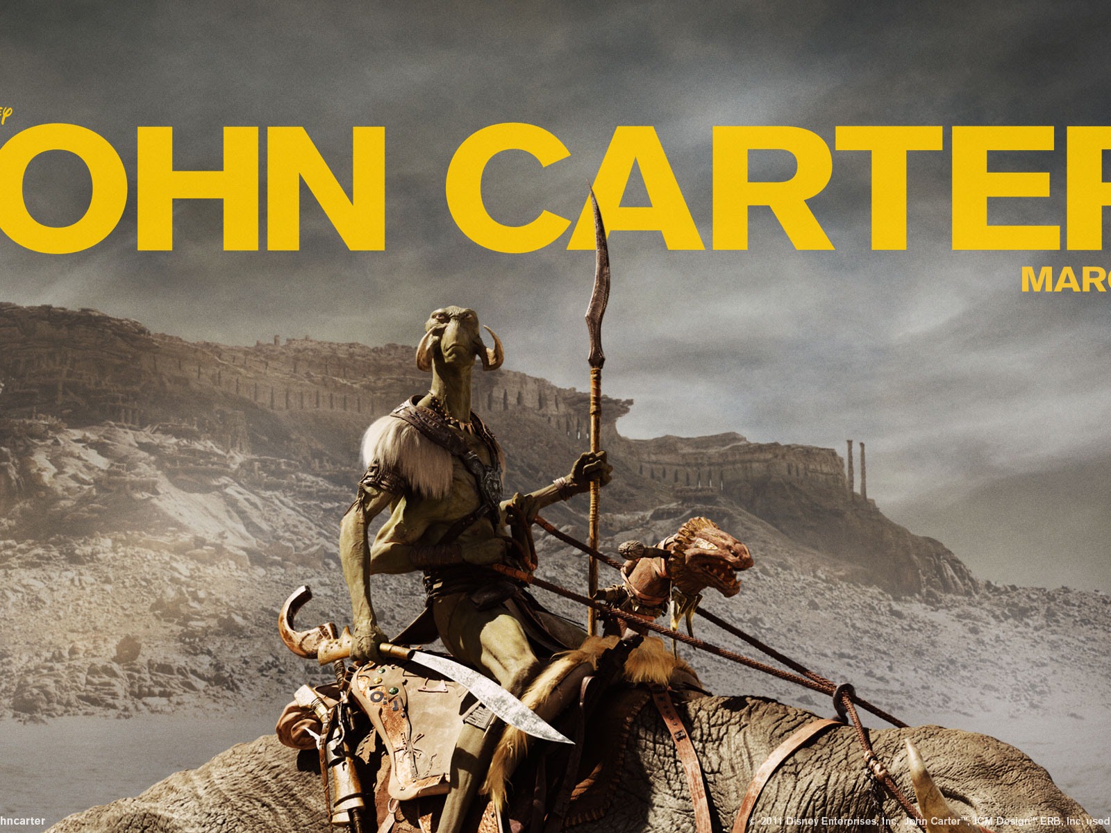 2012 John Carter 異星戰場：約翰·卡特傳奇 高清壁紙 #6 - 1600x1200