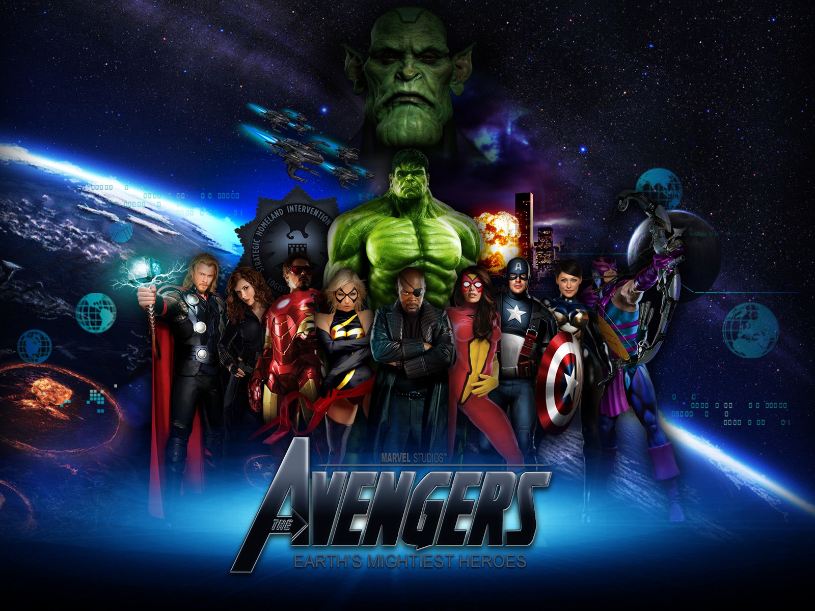 The Avengers 2012 復仇者聯盟2012 高清壁紙 #12 - 1600x1200