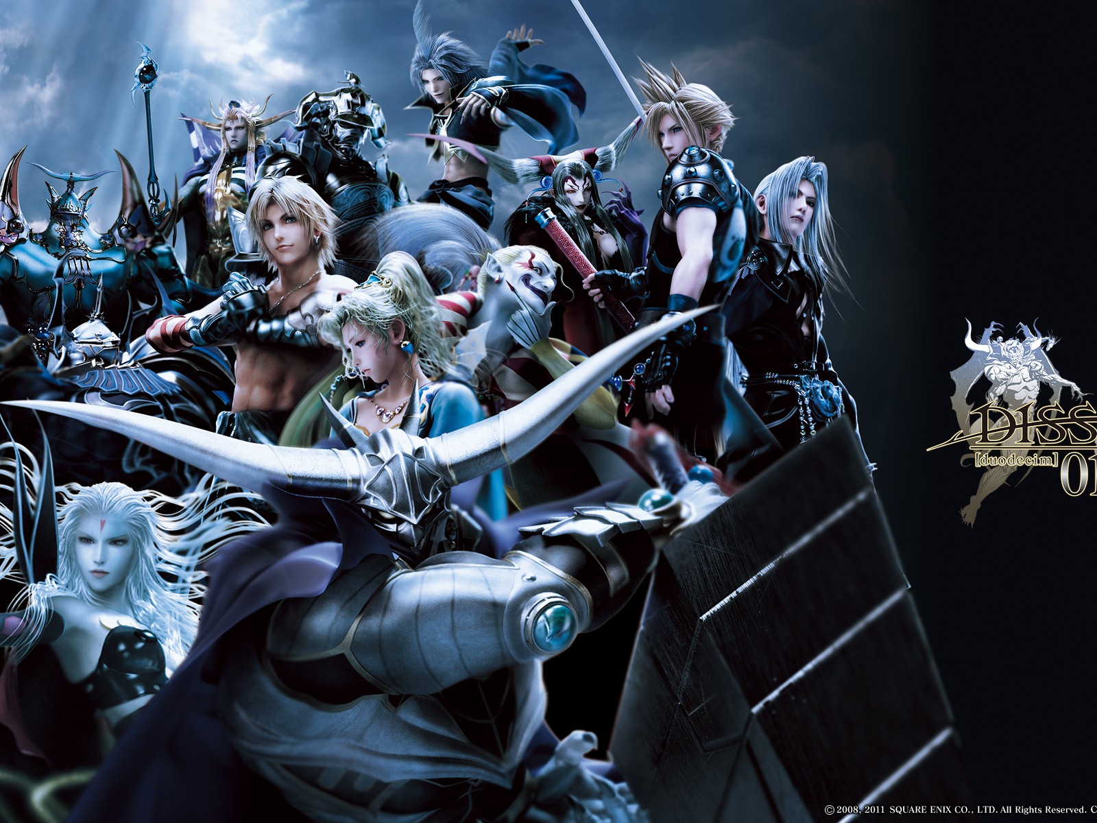 Dissidia 012: Duodecim Final Fantasy HD fondos de pantalla #1 - 1600x1200