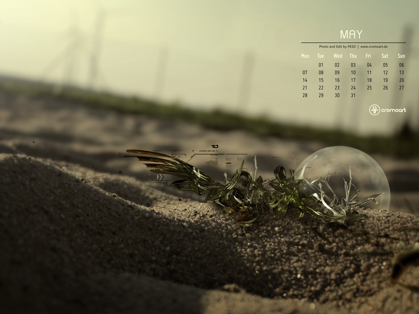 Май 2012 Календарь обои (2) #19 - 1600x1200