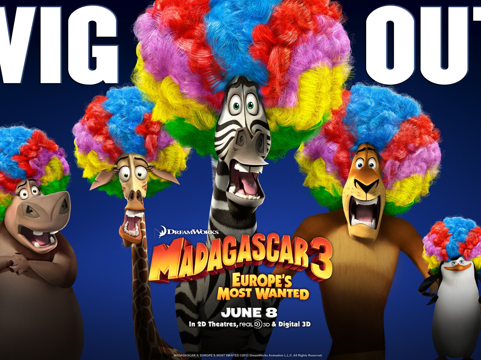 Madagascar 3: Europe Most Wanted fonds d'écran HD #1 - 1600x1200