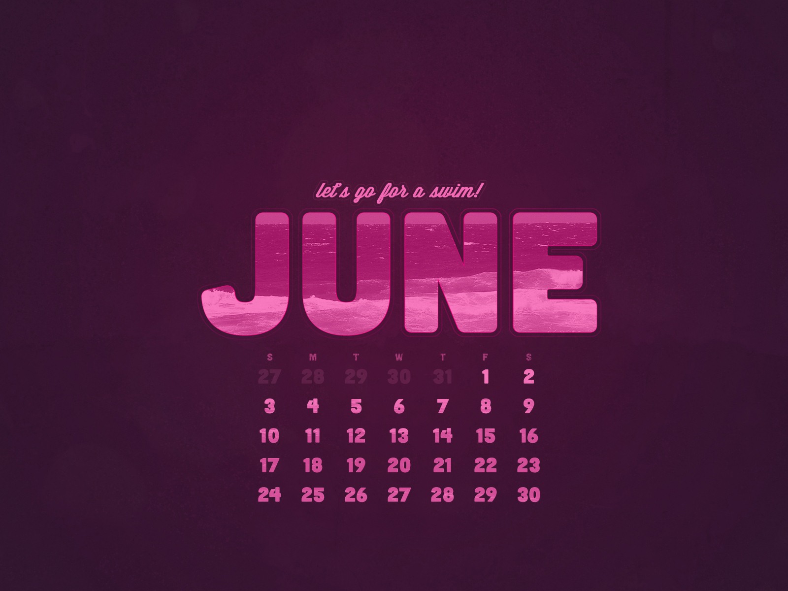 June 2012 Calendar wallpapers (1) #3 - 1600x1200